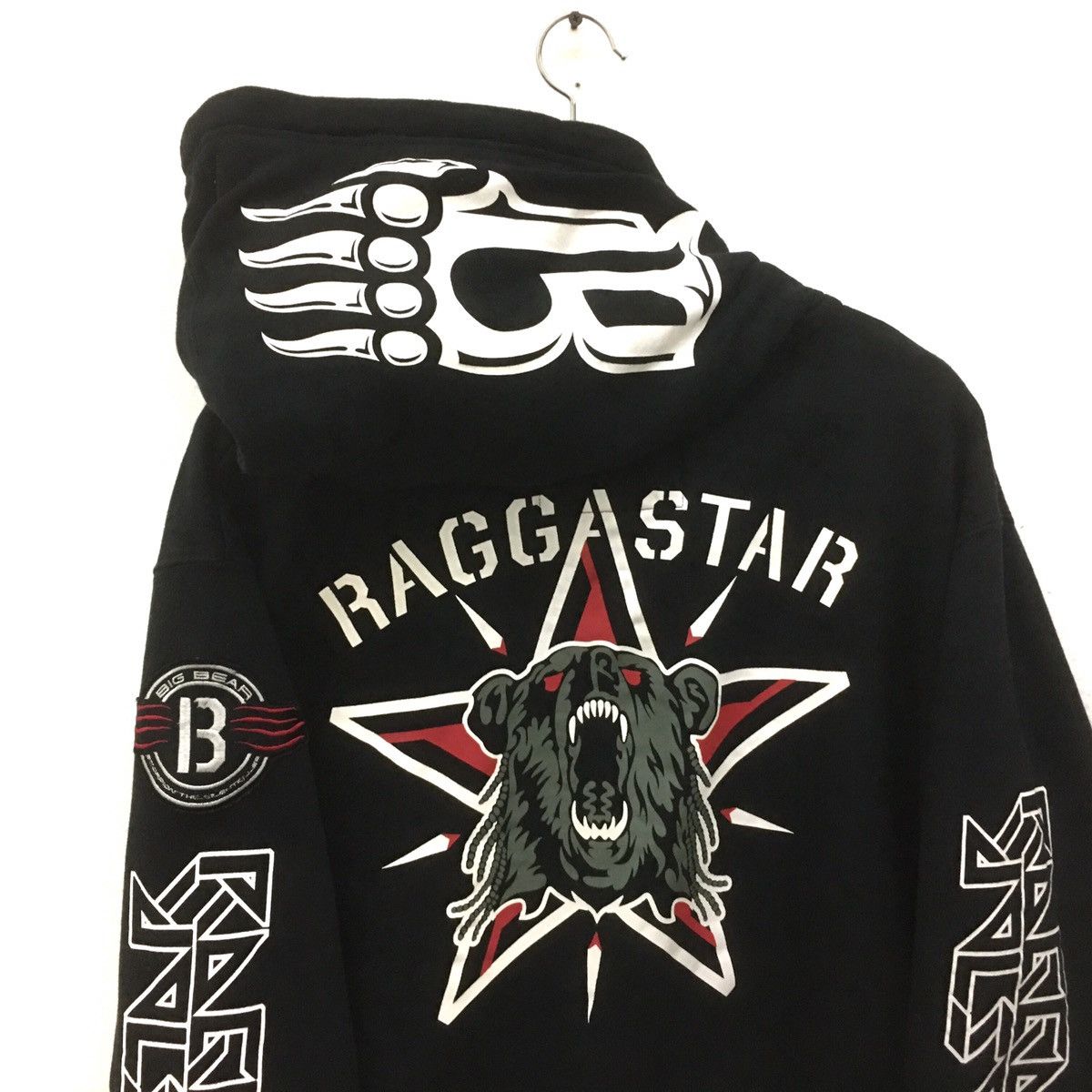 Rockstar Games Raggastar Scorpion Kingsize Hoodie Biglogo Sweatshirt Size US M / EU 48-50 / 2 - 5 Thumbnail