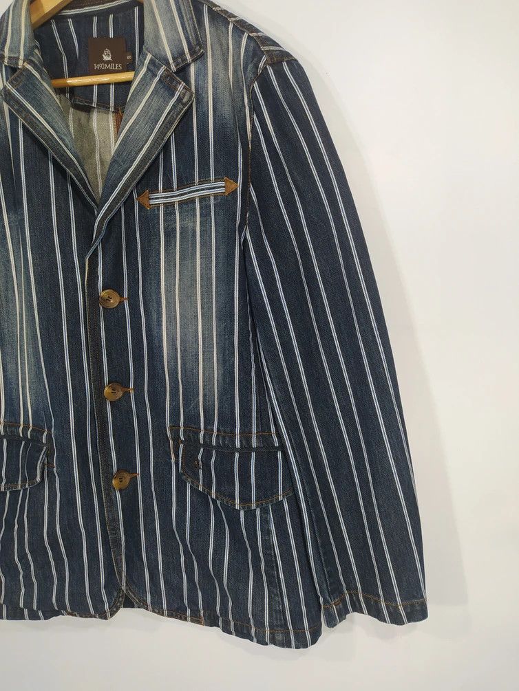 Japanese Brand × Vintage 1492 Miles Denim Button Jacket Size US S / EU 44-46 / 1 - 4 Thumbnail