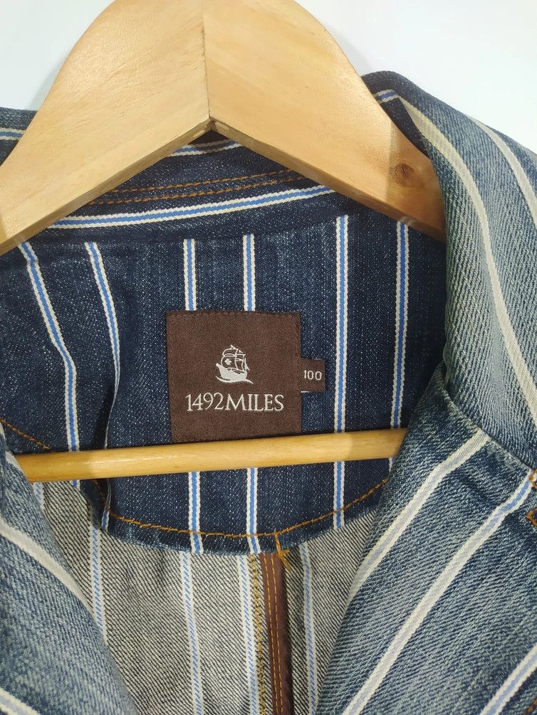 Japanese Brand × Vintage 1492 Miles Denim Button Jacket Size US S / EU 44-46 / 1 - 11 Thumbnail