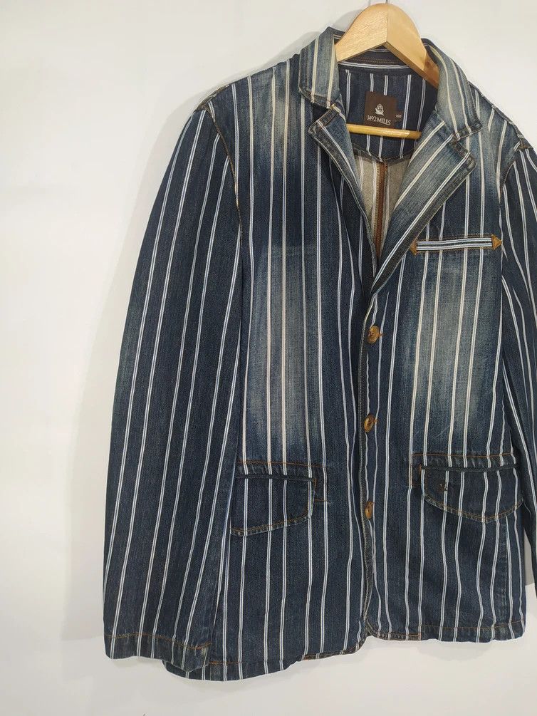 Japanese Brand × Vintage 1492 Miles Denim Button Jacket Size US S / EU 44-46 / 1 - 3 Thumbnail