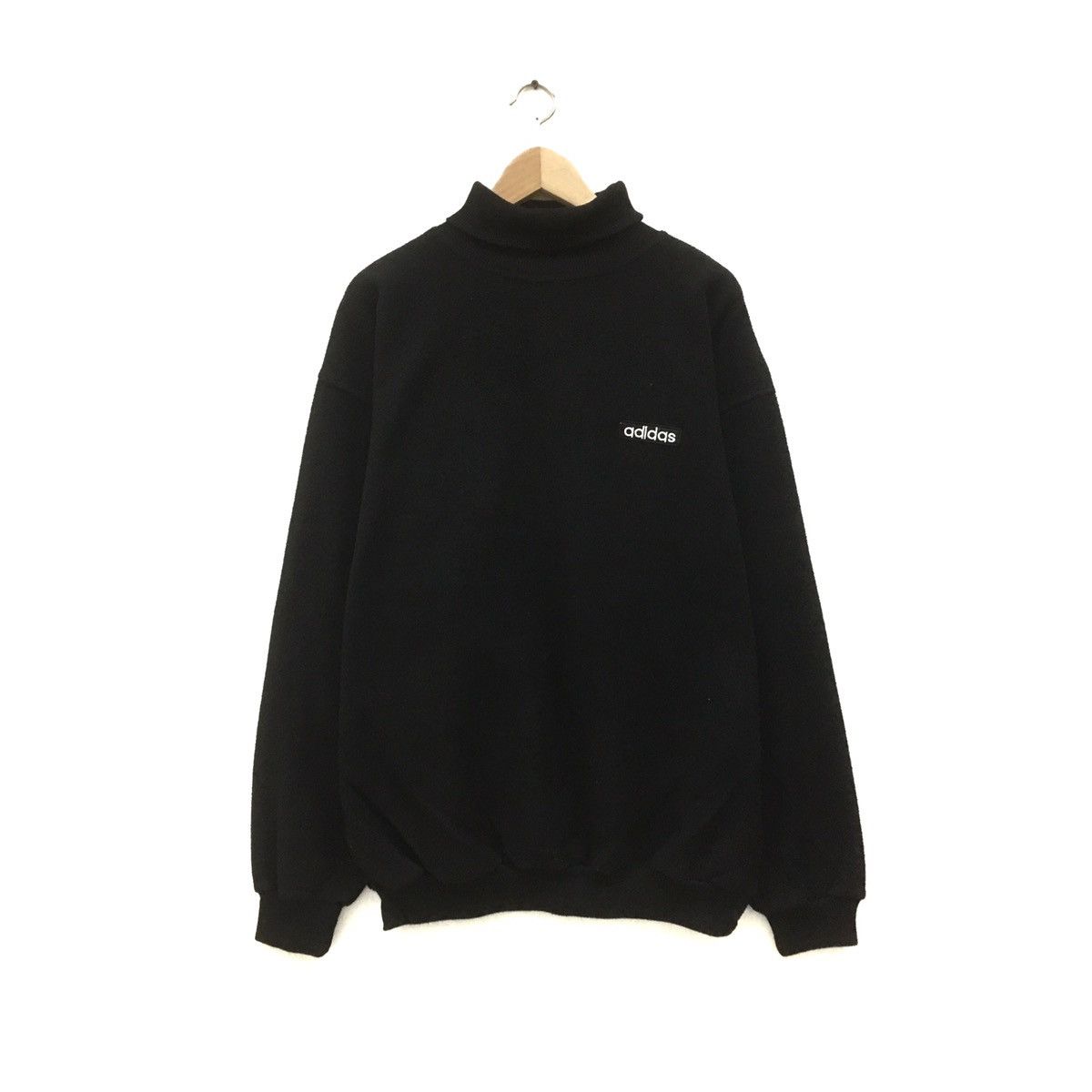 Adidas × All Blacks × Vintage Vintage Adidas Fleece Sweatshirt Adidas Trefoil Adidas Size US L / EU 52-54 / 3 - 2 Thumbnail