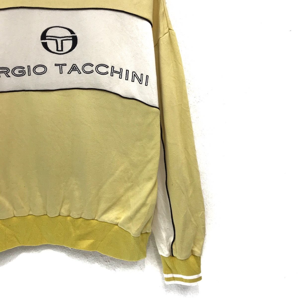Sergio Tacchini × Vintage Vintage Sergio Tacchini Sweatshirt CrewNeck Biglogo Size US M / EU 48-50 / 2 - 3 Thumbnail