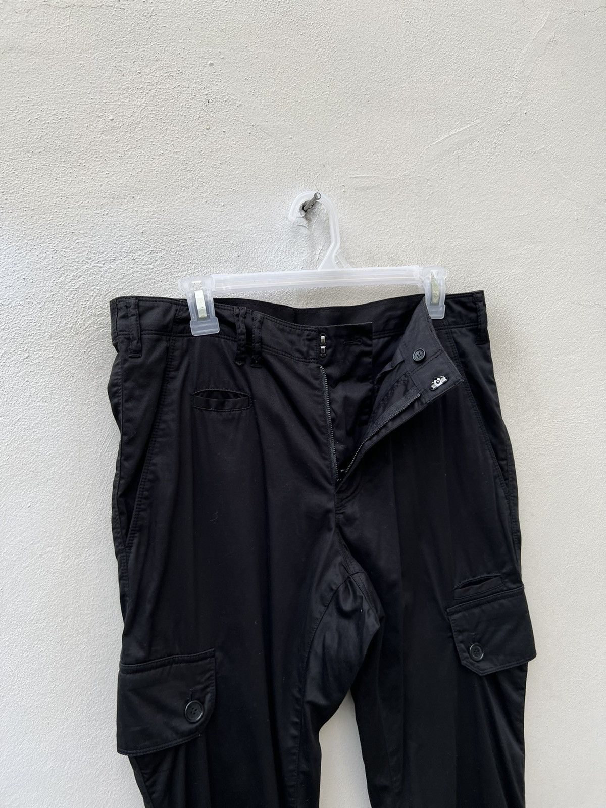 Neil Barrett Neil Barret Stretchable Black Cargo Trouser Pant Size US 32 / EU 48 - 9 Thumbnail