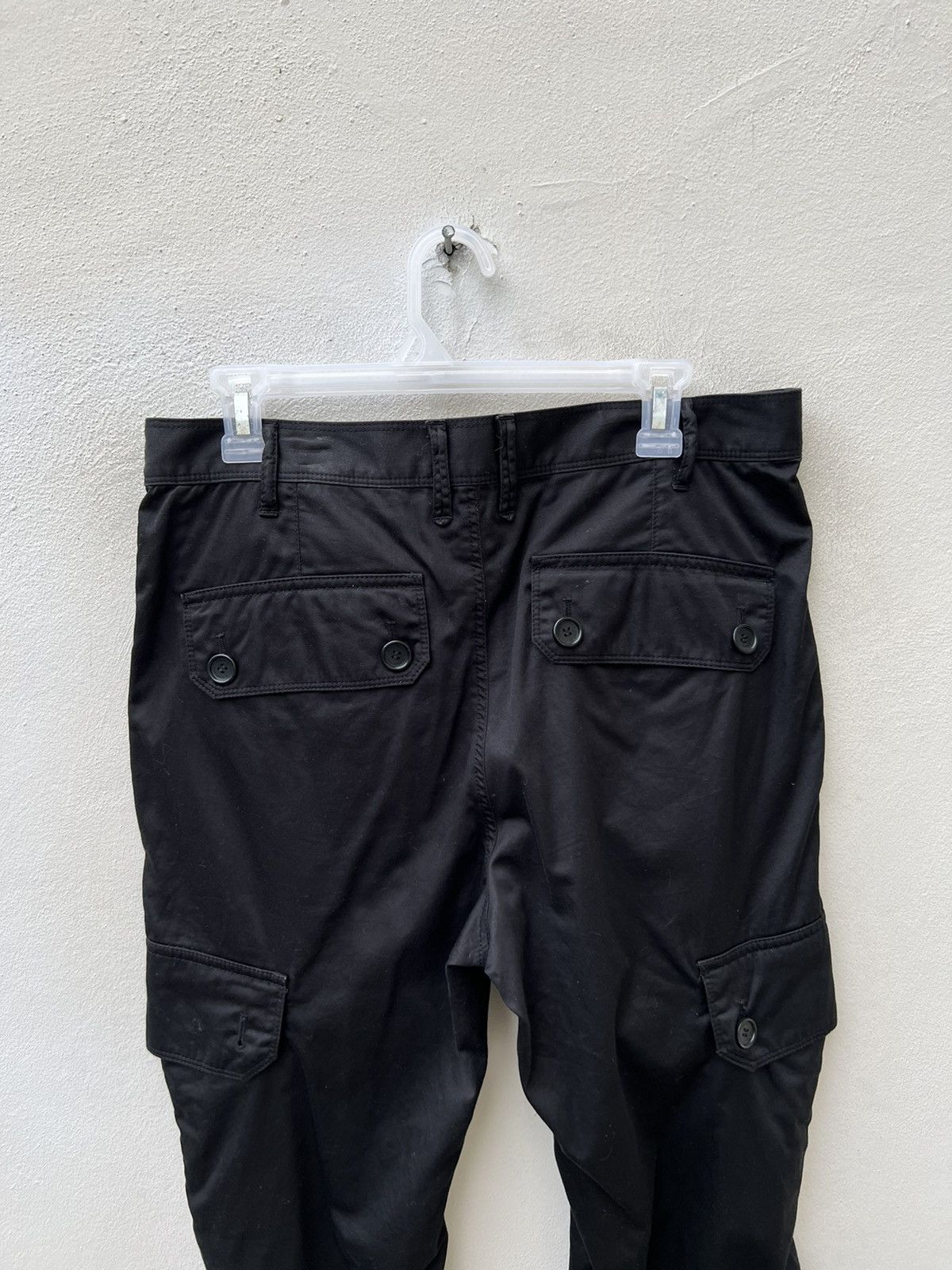 Neil Barrett Neil Barret Stretchable Black Cargo Trouser Pant Size US 32 / EU 48 - 15 Thumbnail