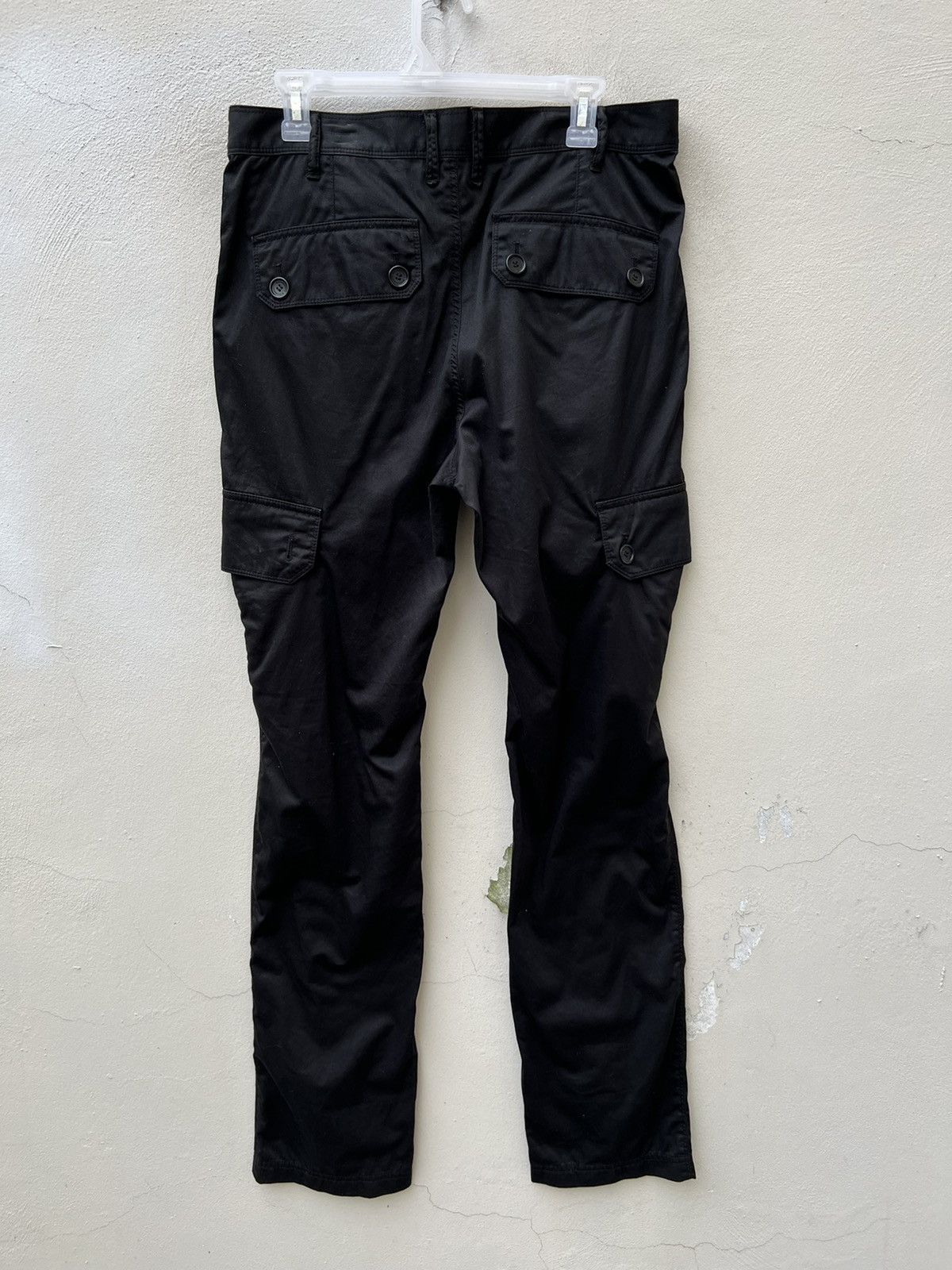 Neil Barrett Neil Barret Stretchable Black Cargo Trouser Pant Size US 32 / EU 48 - 14 Thumbnail