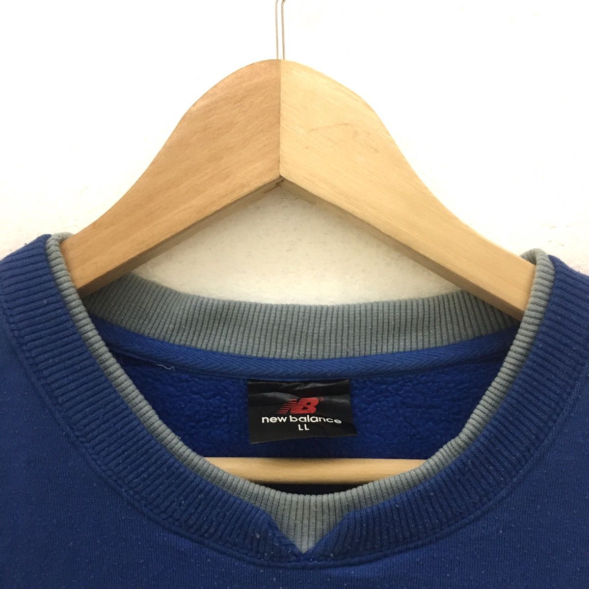 New Balance × Vintage Vintage New Balance Crew Neck Biglogo Sweatshirt Size US L / EU 52-54 / 3 - 4 Thumbnail