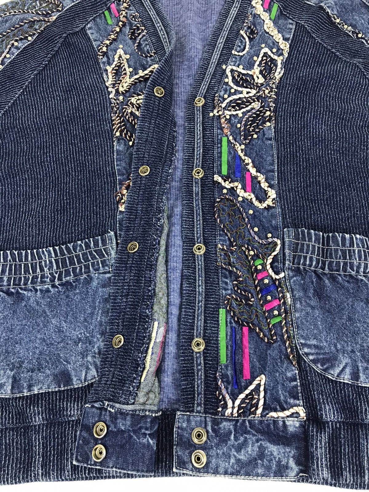 Other Cardigan Style Art Embroidery Sashiko Kapital Design Size US XL / EU 56 / 4 - 3 Thumbnail