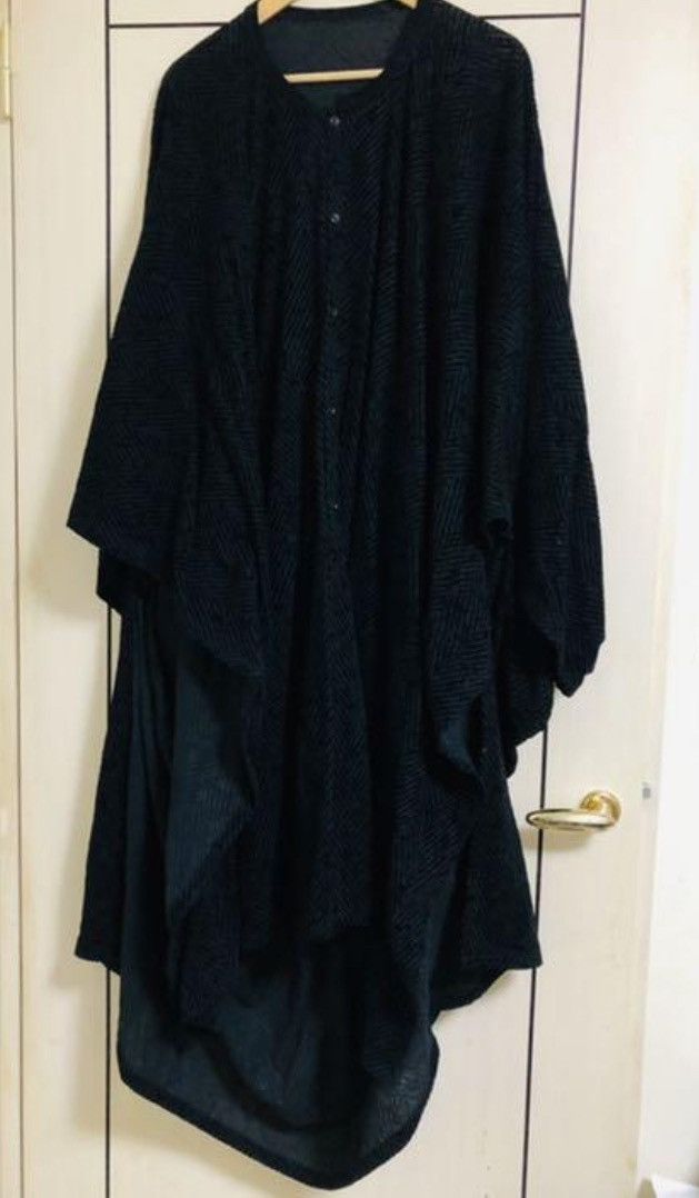Yohji Yamamoto Pour Homme 19AW Poncho Size US L / EU 52-54 / 3 - 1 Thumbnail