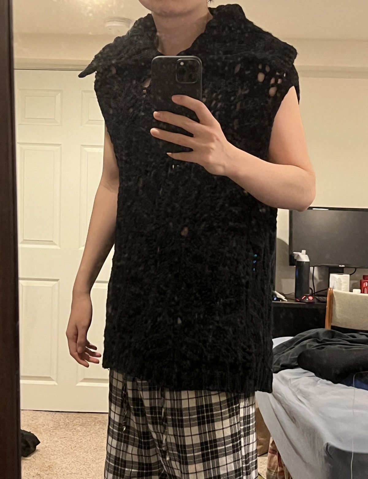Dries Van Noten Dries van noten mandolin oversized wool sweater vest Size US S / EU 44-46 / 1 - 1 Thumbnail