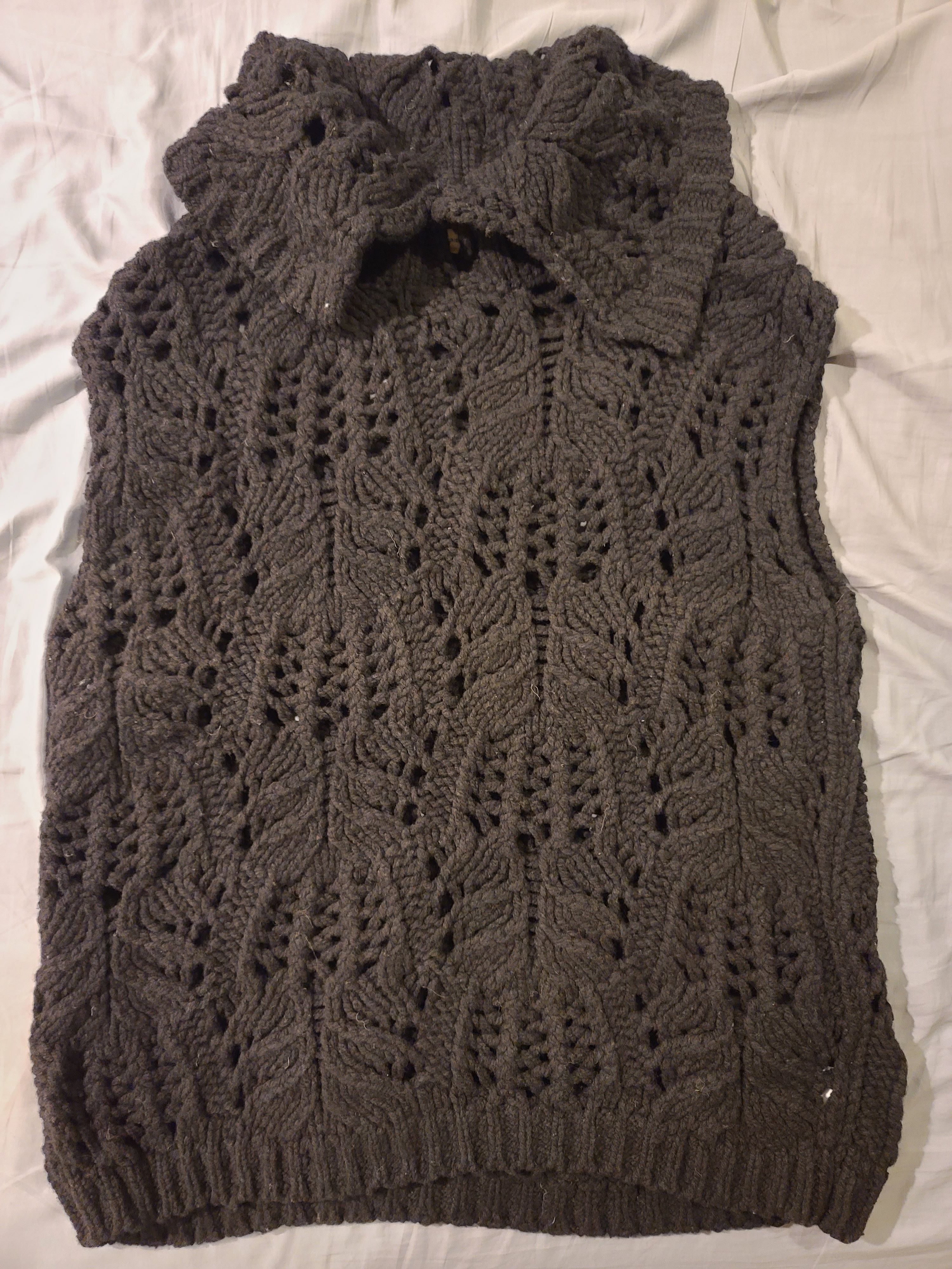 Dries Van Noten Dries van noten mandolin oversized wool sweater vest Size US S / EU 44-46 / 1 - 2 Thumbnail