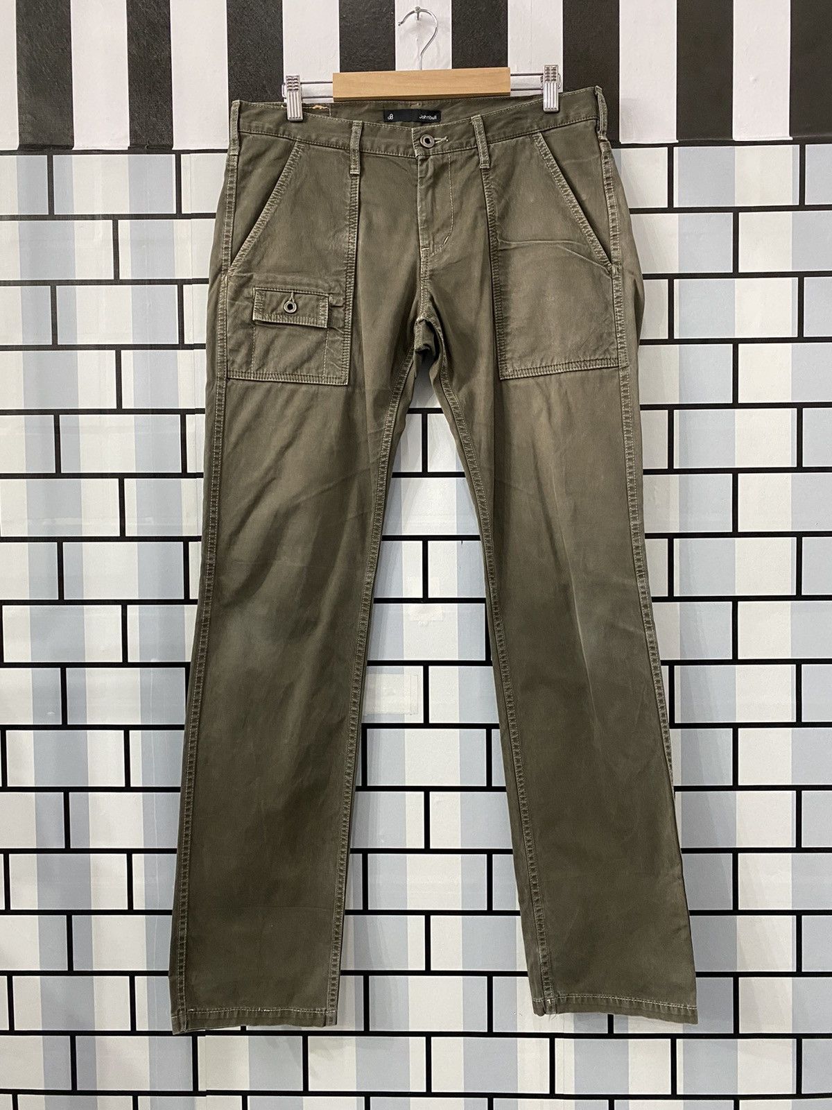 Johnbull × Vintage Vintage John Bull Bush Pants Faded Olive Size US 32 / EU 48 - 1 Thumbnail