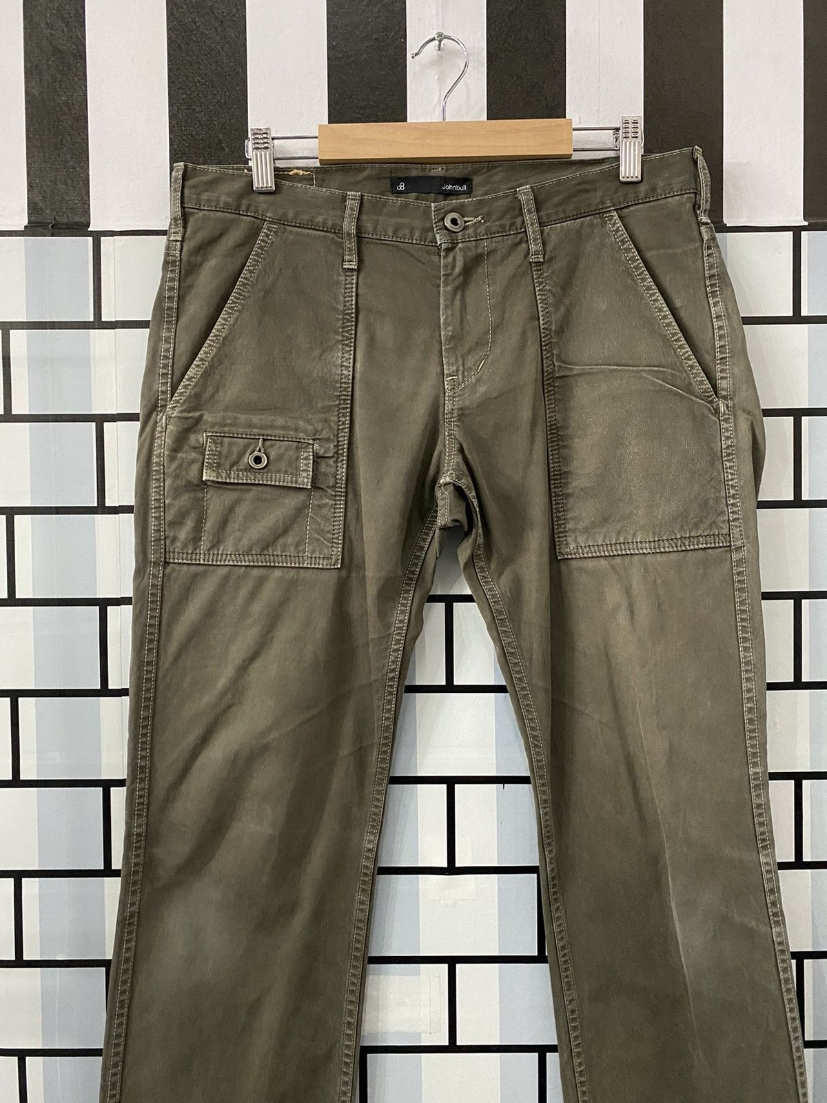 Johnbull × Vintage Vintage John Bull Bush Pants Faded Olive Size US 32 / EU 48 - 3 Thumbnail