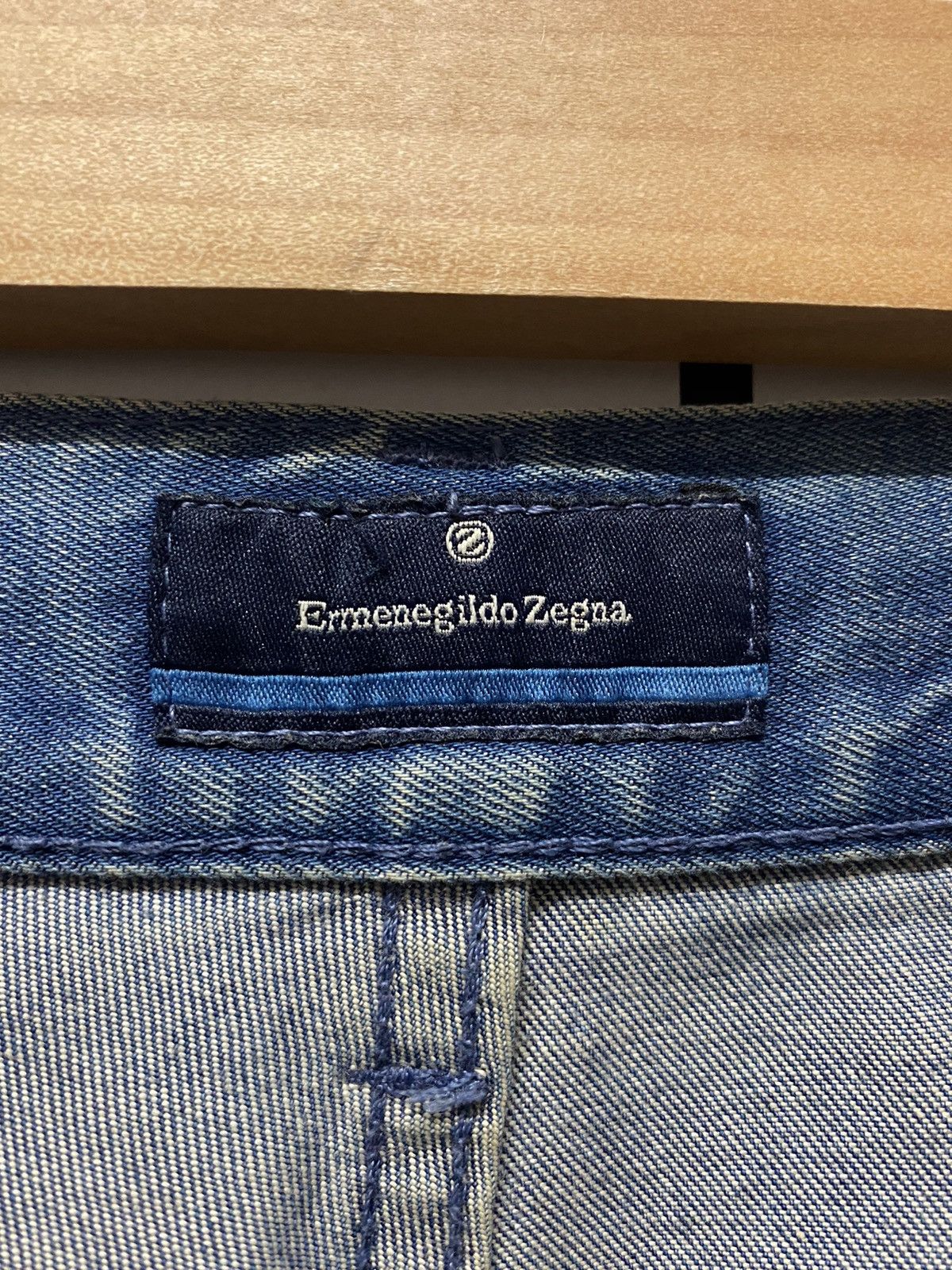 Ermenegildo Zegna × Vintage Vintage Ermenegildo Zegna Chambray Denim Pants Regular Fit Size US 32 / EU 48 - 13 Thumbnail