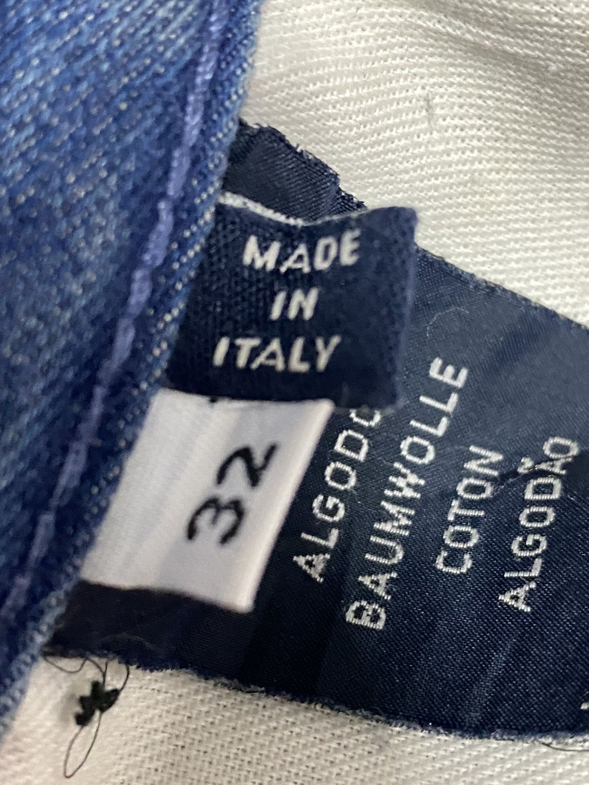 Ermenegildo Zegna × Vintage Vintage Ermenegildo Zegna Chambray Denim Pants Regular Fit Size US 32 / EU 48 - 15 Thumbnail