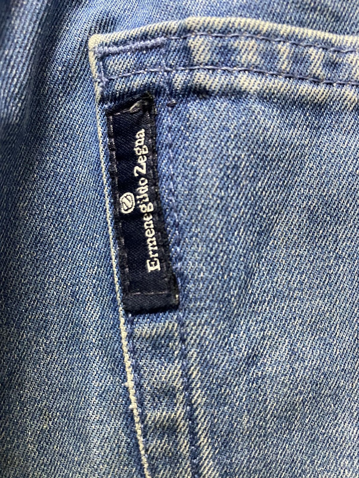 Ermenegildo Zegna × Vintage Vintage Ermenegildo Zegna Chambray Denim Pants Regular Fit Size US 32 / EU 48 - 10 Thumbnail