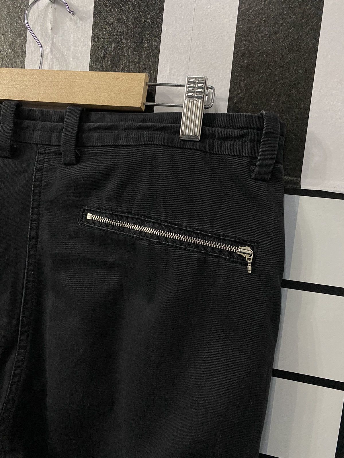 Designer × Japanese Brand Frequent Japan Black Cargo Jogger Pants Size US 33 - 10 Thumbnail