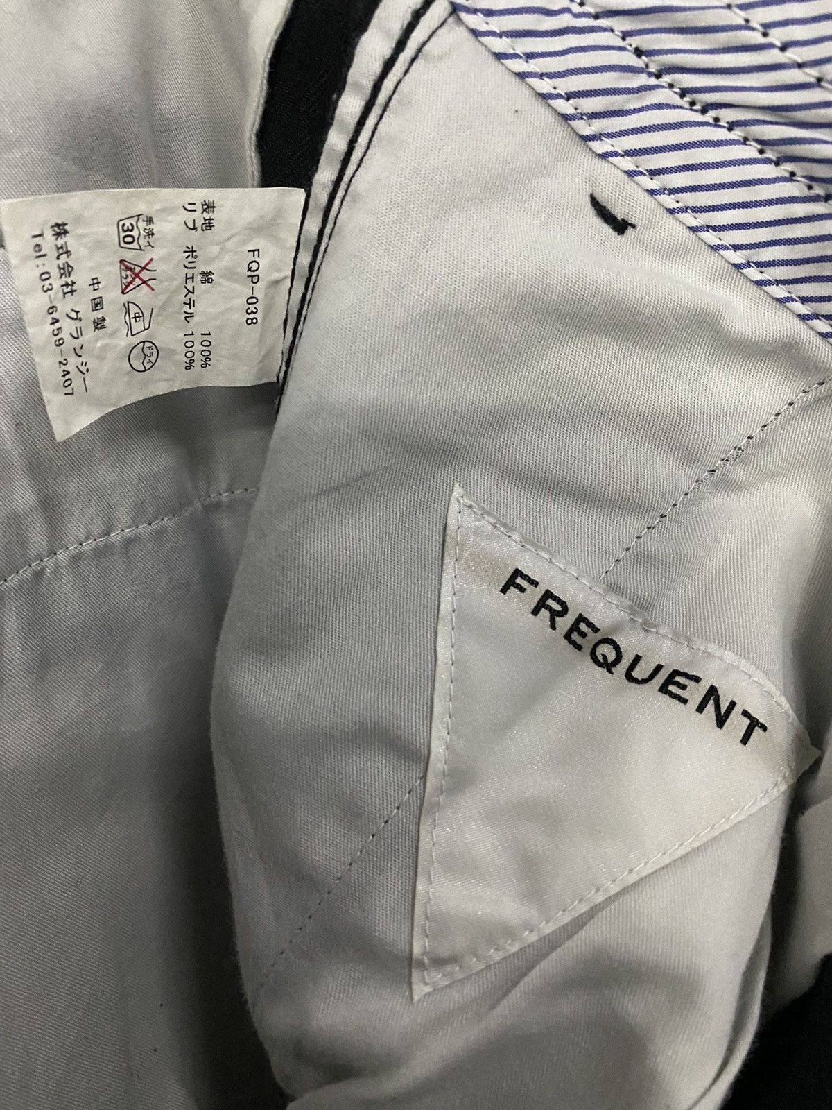 Designer × Japanese Brand Frequent Japan Black Cargo Jogger Pants Size US 33 - 12 Thumbnail