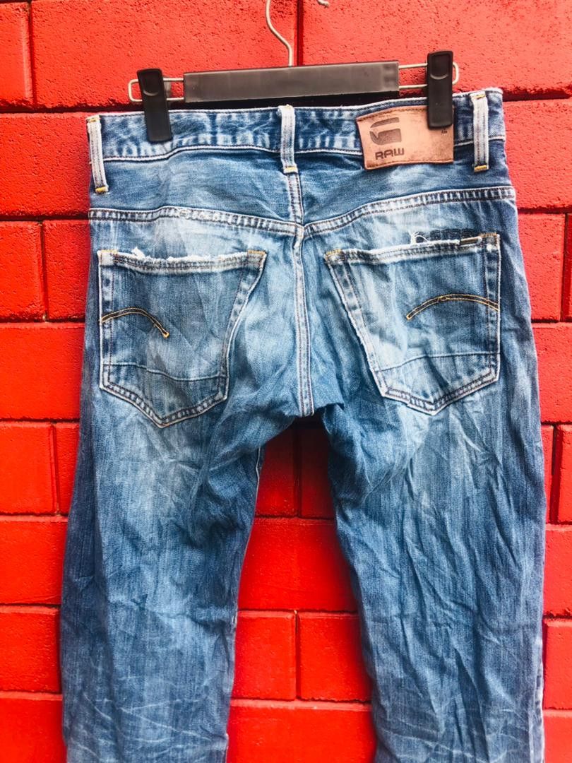 G-Star × Japanese Brand Vintage G-star Japanese Designer Fashion Style Size US 28 / EU 44 - 8 Thumbnail
