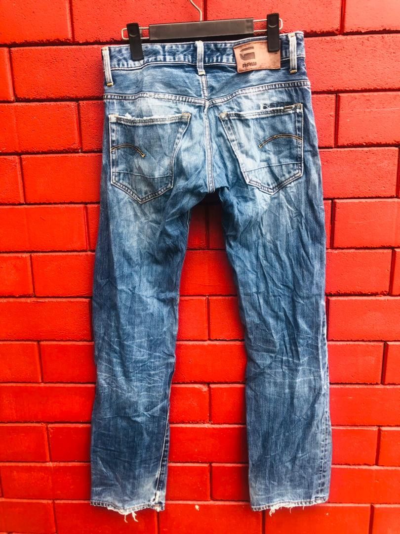 G-Star × Japanese Brand Vintage G-star Japanese Designer Fashion Style Size US 28 / EU 44 - 2 Thumbnail