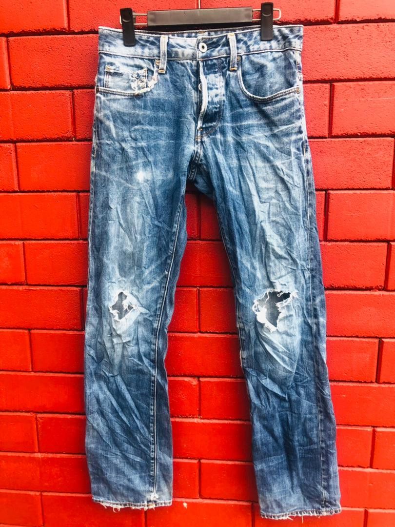 G-Star × Japanese Brand Vintage G-star Japanese Designer Fashion Style Size US 28 / EU 44 - 1 Thumbnail