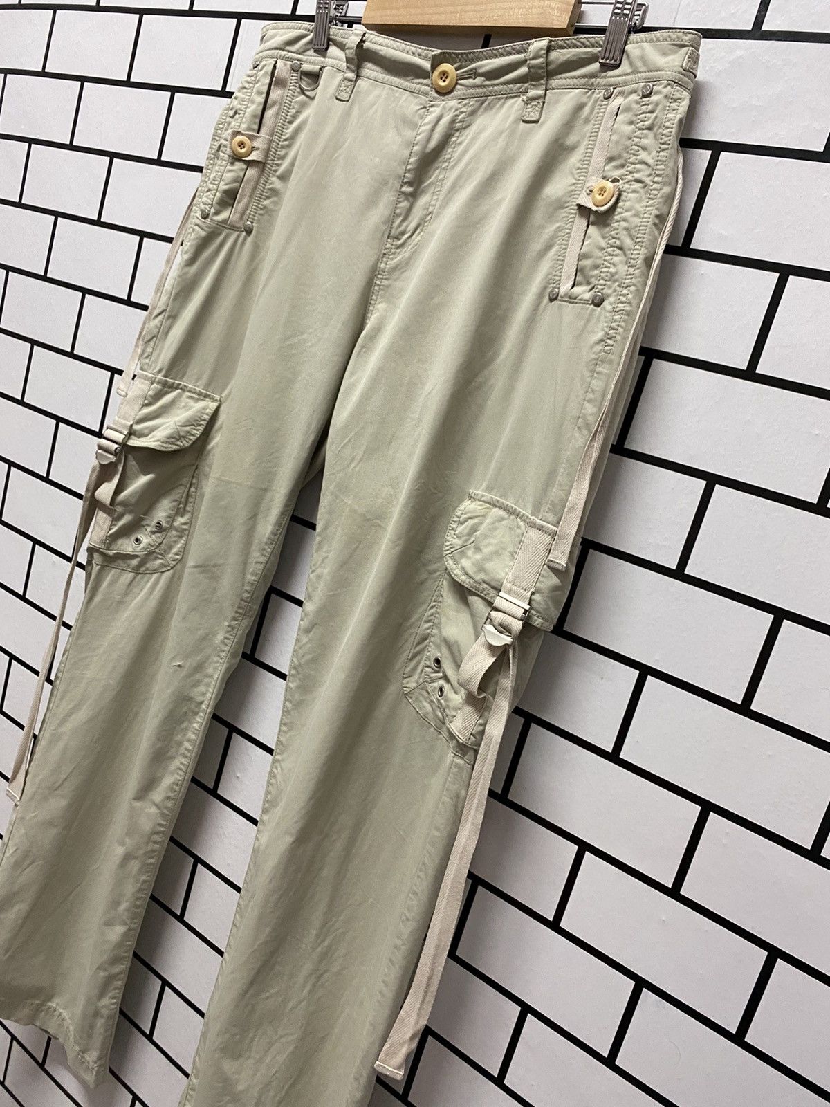Designer × Japanese Brand Japan Brand Hum Humanistic Cargo Parachute Strap Loose Fit Size US 34 / EU 50 - 8 Thumbnail