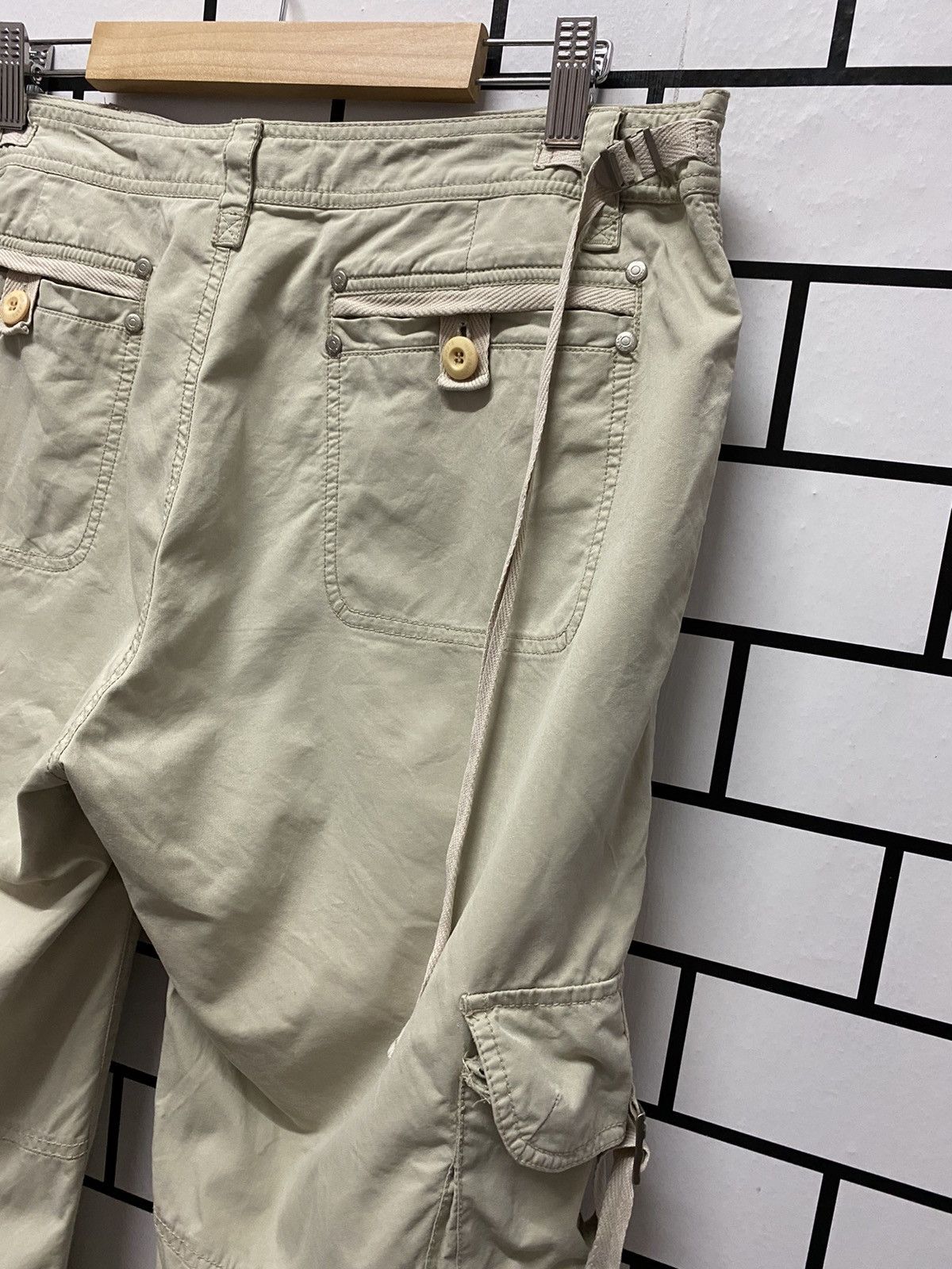 Designer × Japanese Brand Japan Brand Hum Humanistic Cargo Parachute Strap Loose Fit Size US 34 / EU 50 - 15 Thumbnail
