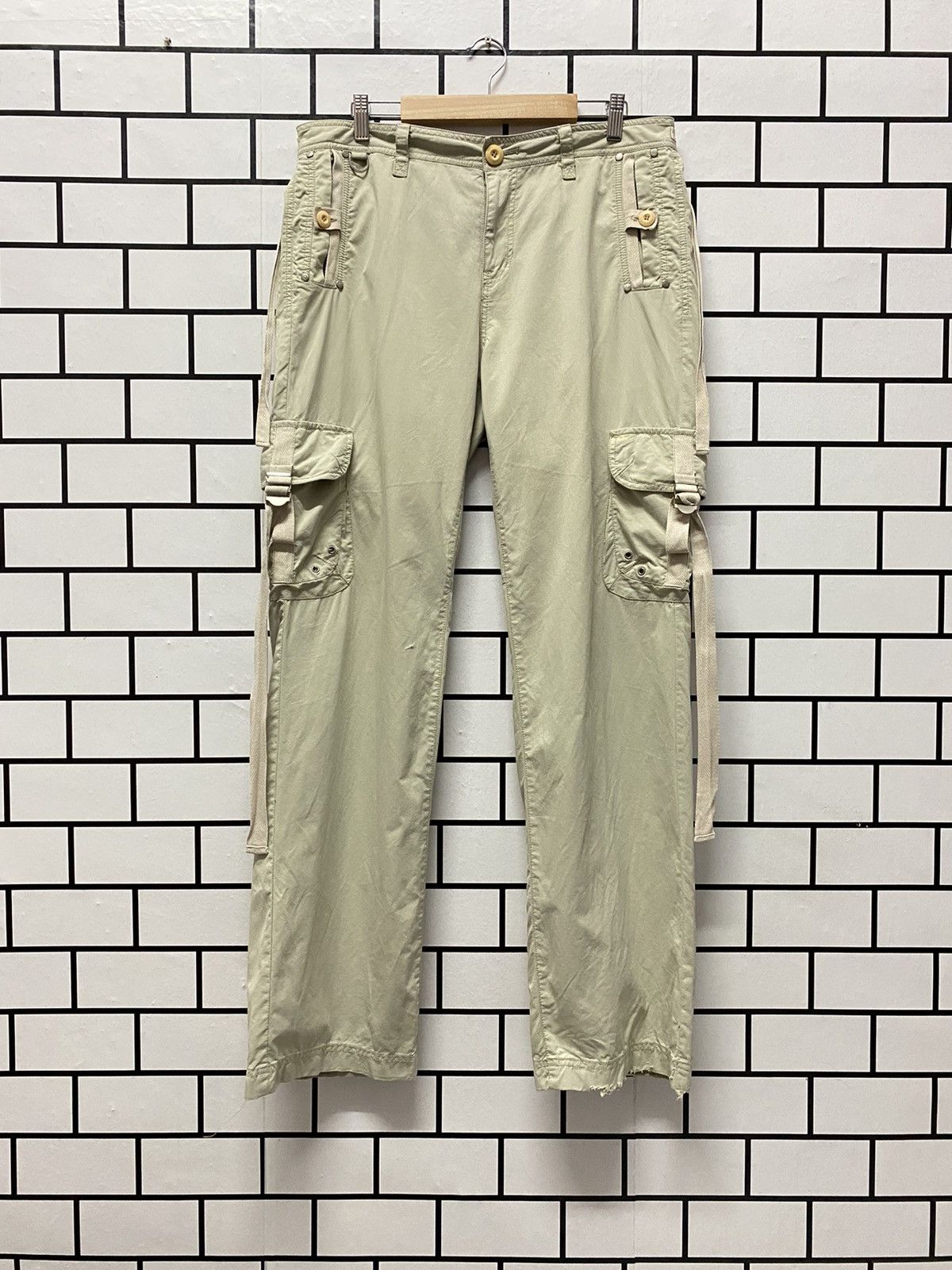 Designer × Japanese Brand Japan Brand Hum Humanistic Cargo Parachute Strap Loose Fit Size US 34 / EU 50 - 1 Thumbnail