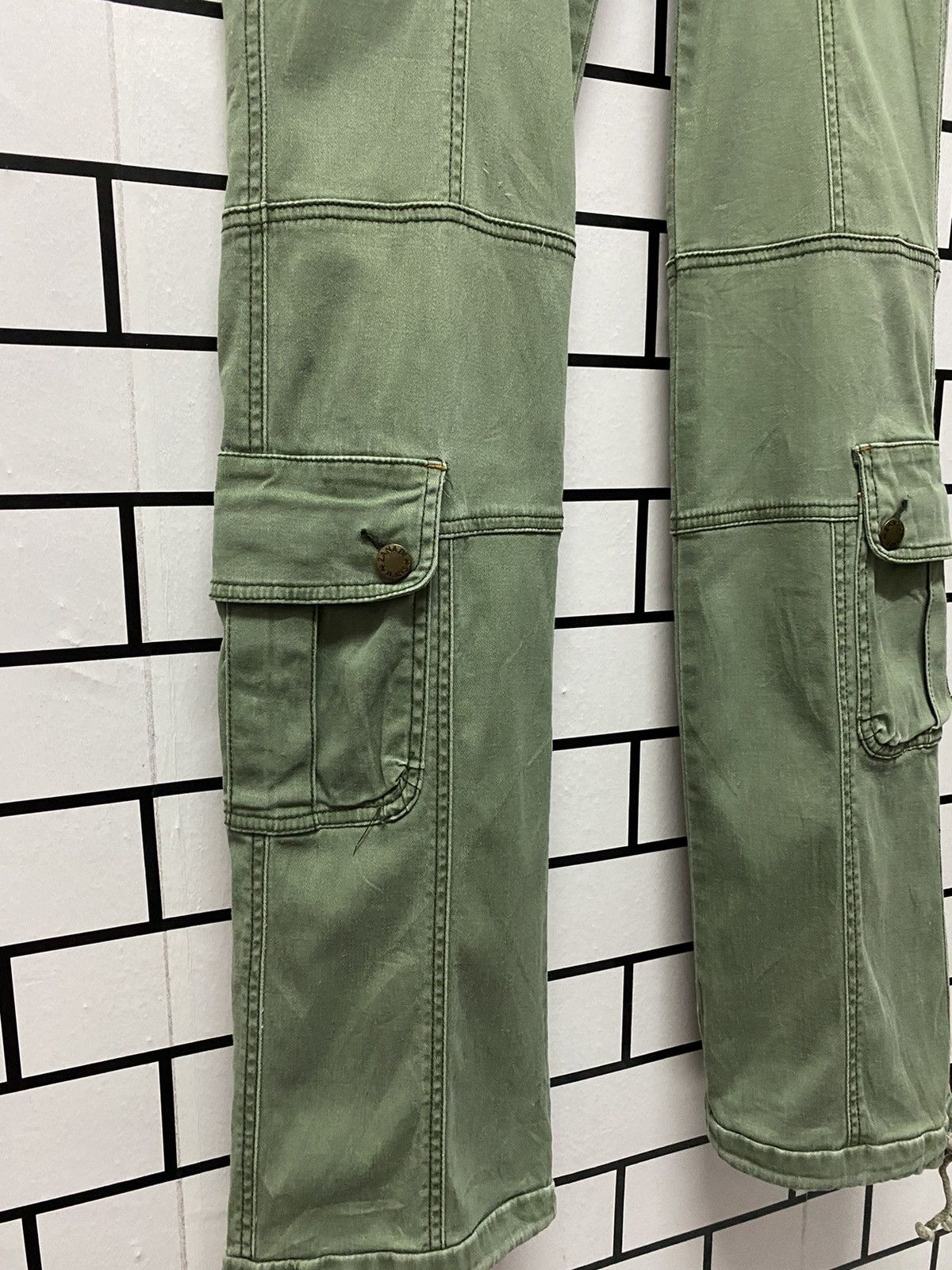 Designer × Japanese Brand Zanadi Japan Cargo Pants Technical Drawstring Low Rise Size US 28 / EU 44 - 6 Thumbnail