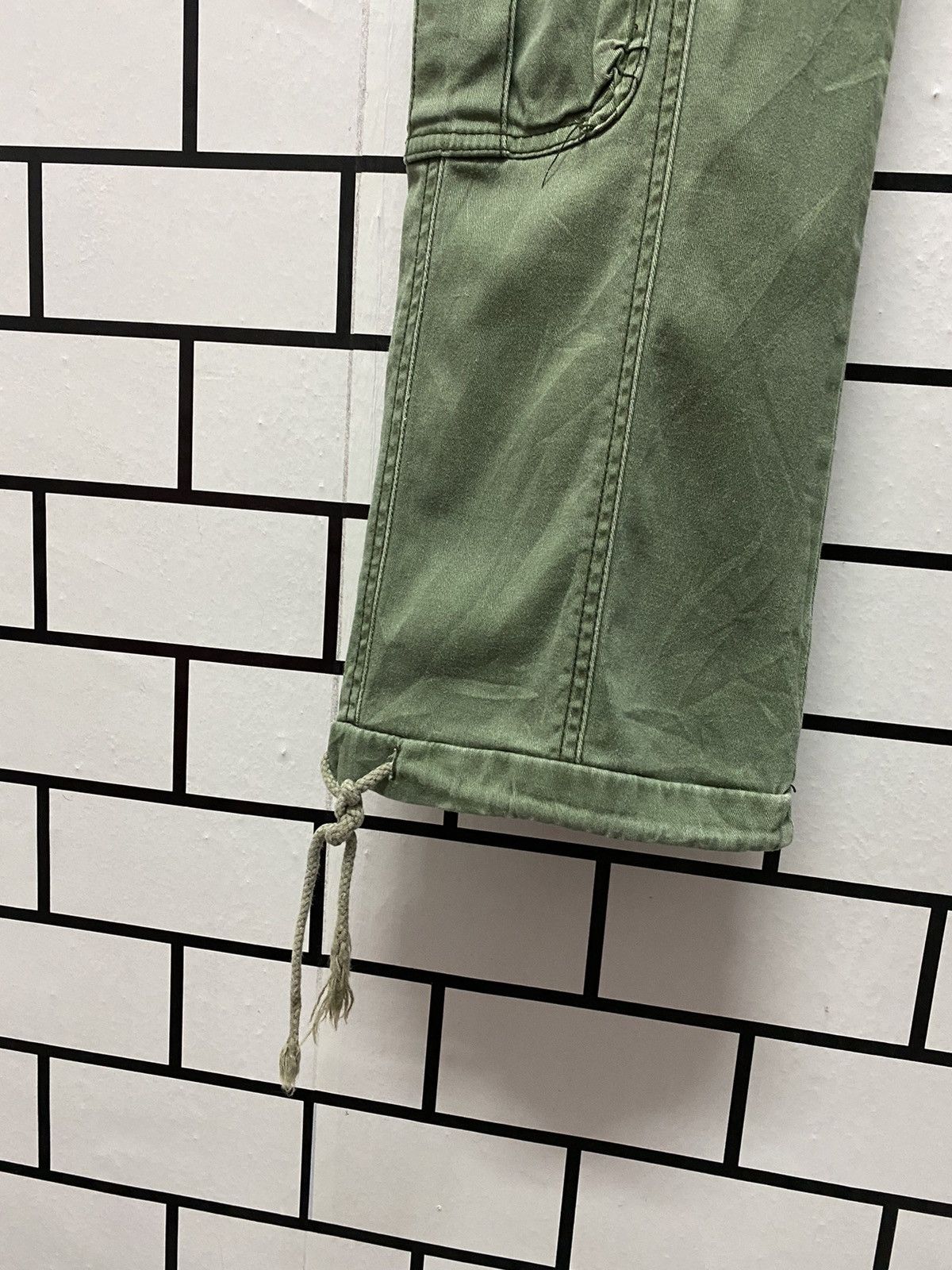 Designer × Japanese Brand Zanadi Japan Cargo Pants Technical Drawstring Low Rise Size US 28 / EU 44 - 9 Thumbnail