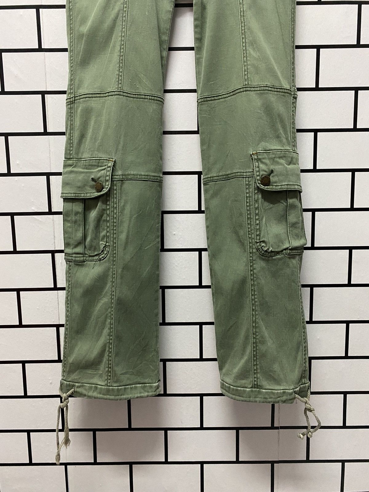 Designer × Japanese Brand Zanadi Japan Cargo Pants Technical Drawstring Low Rise Size US 28 / EU 44 - 5 Thumbnail