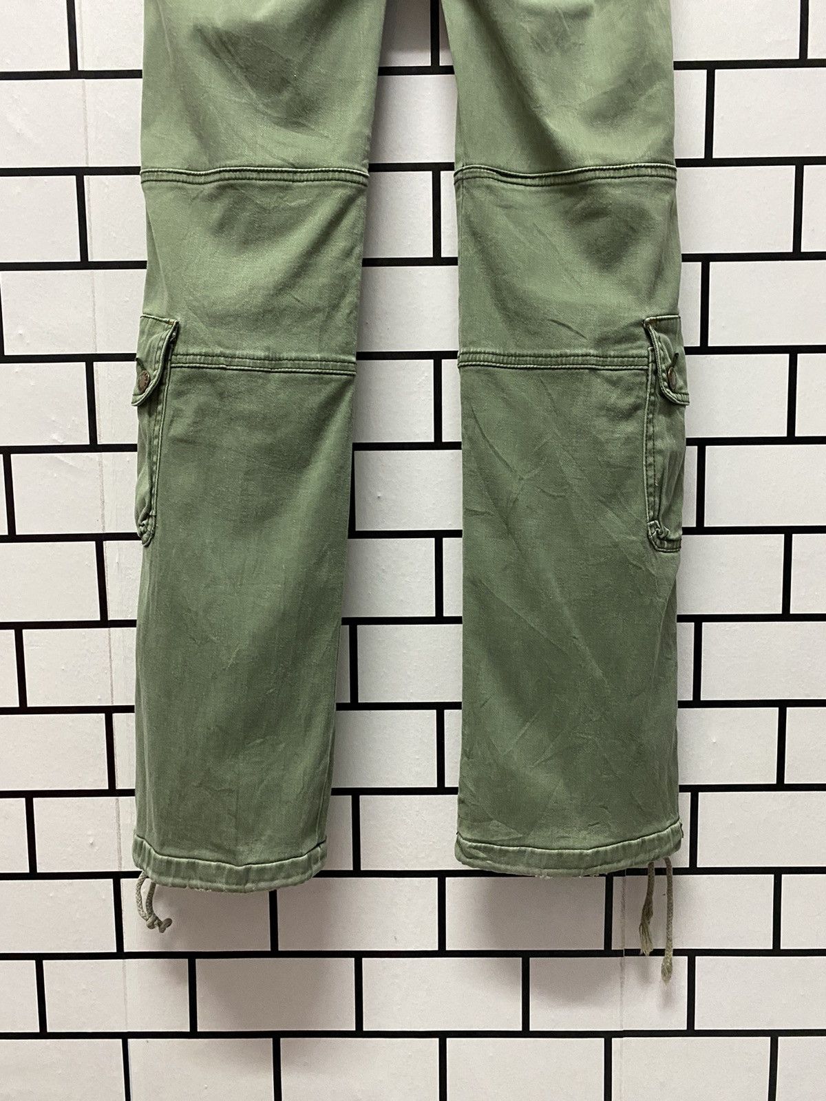 Designer × Japanese Brand Zanadi Japan Cargo Pants Technical Drawstring Low Rise Size US 28 / EU 44 - 11 Thumbnail