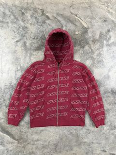 Supreme Supreme Aeon Flux Zip Up Hooded Sweatshirt Fuchsia Xlarge