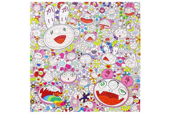 Takashi Murakami Kaikai & Kiki & FLOWERS Jigsaw Puzzle (650 Pieces) Size ONE SIZE - 9 Thumbnail