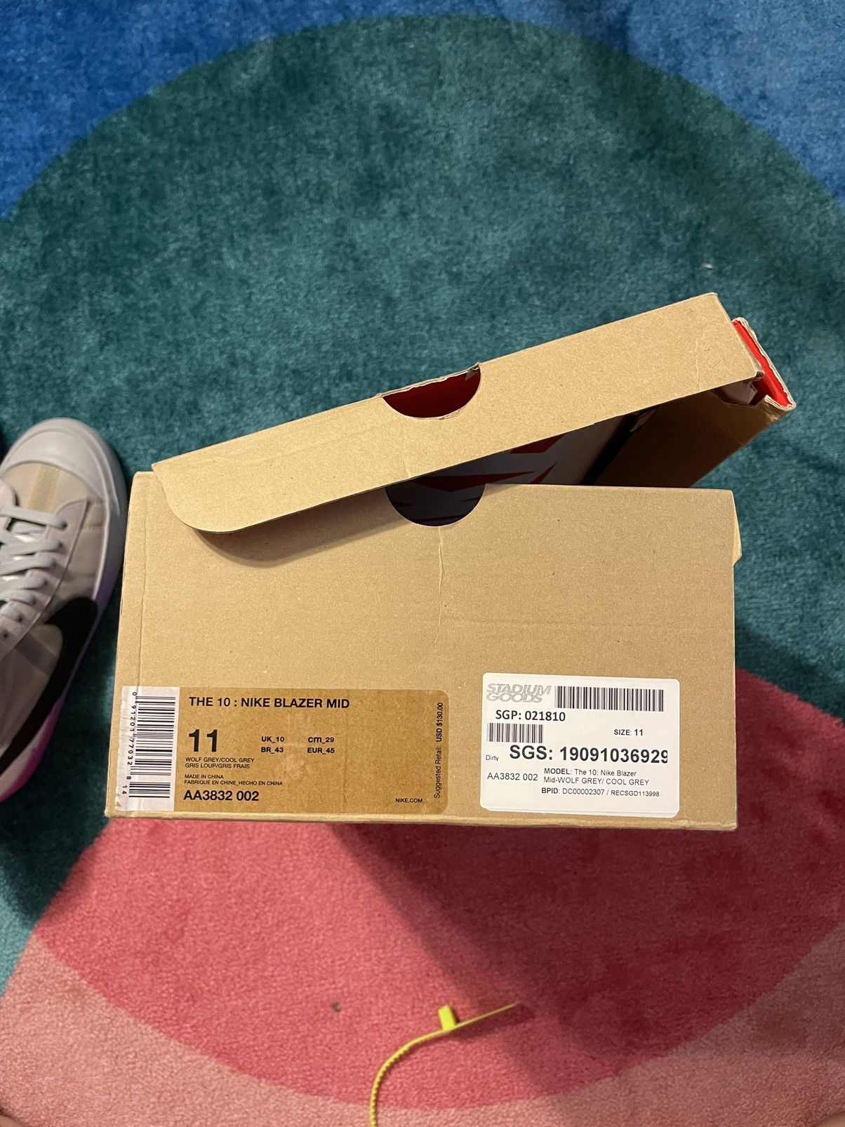 Nike × Off-White Nike Off White Blazer Mid Serena Williams Size US 11 / EU 44 - 10 Thumbnail