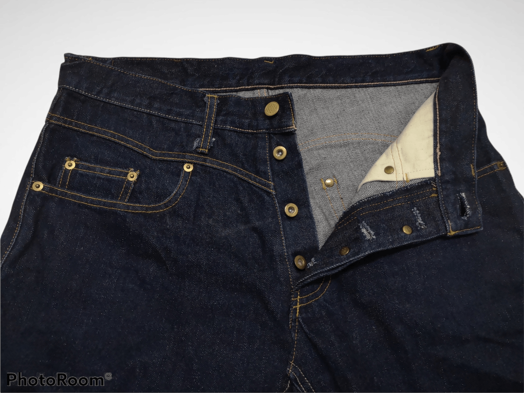 Japanese Brand Gang Steruille Embroidered Cross like Chrome Hearts Denim Size US 34 / EU 50 - 7 Thumbnail