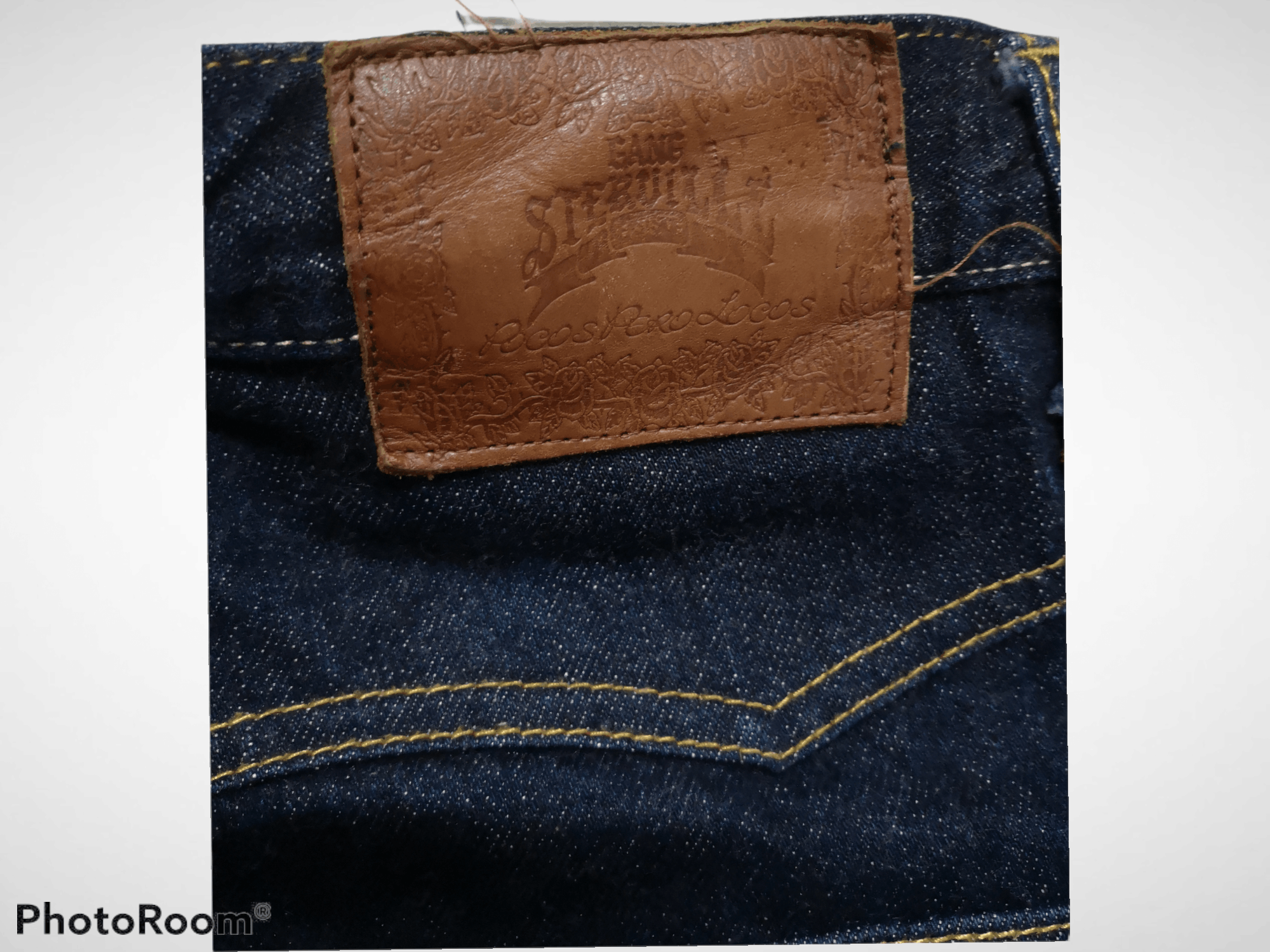 Japanese Brand Gang Steruille Embroidered Cross like Chrome Hearts Denim Size US 34 / EU 50 - 5 Thumbnail