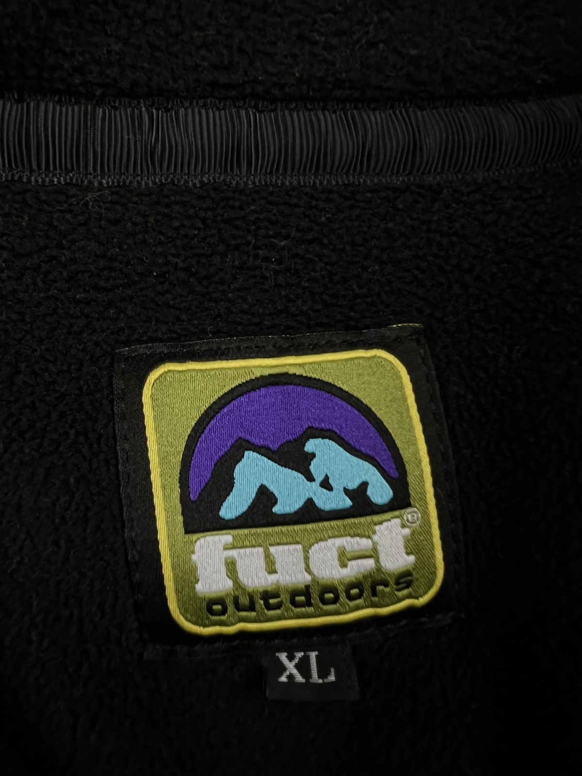 FUCT Fuct Black Plush Polar Fleece Logo Pullover Sz. XL Size US XL / EU 56 / 4 - 3 Thumbnail