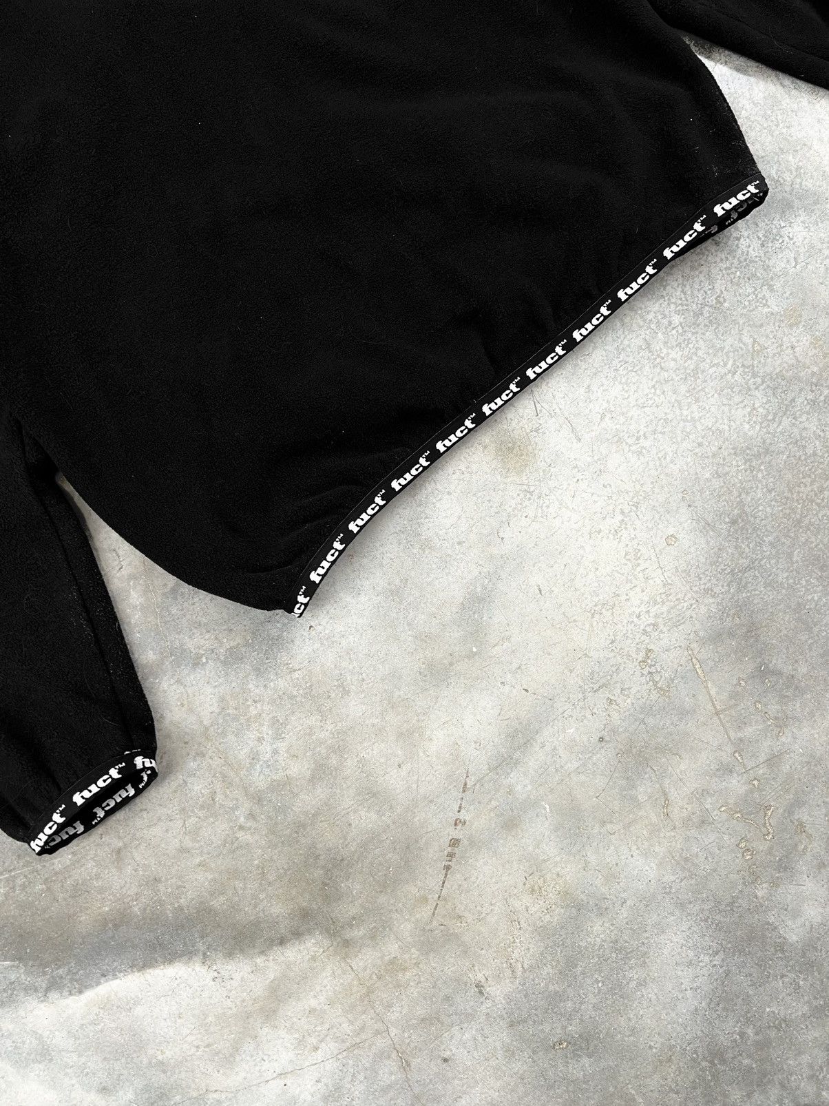 FUCT Fuct Black Plush Polar Fleece Logo Pullover Sz. XL Size US XL / EU 56 / 4 - 2 Thumbnail