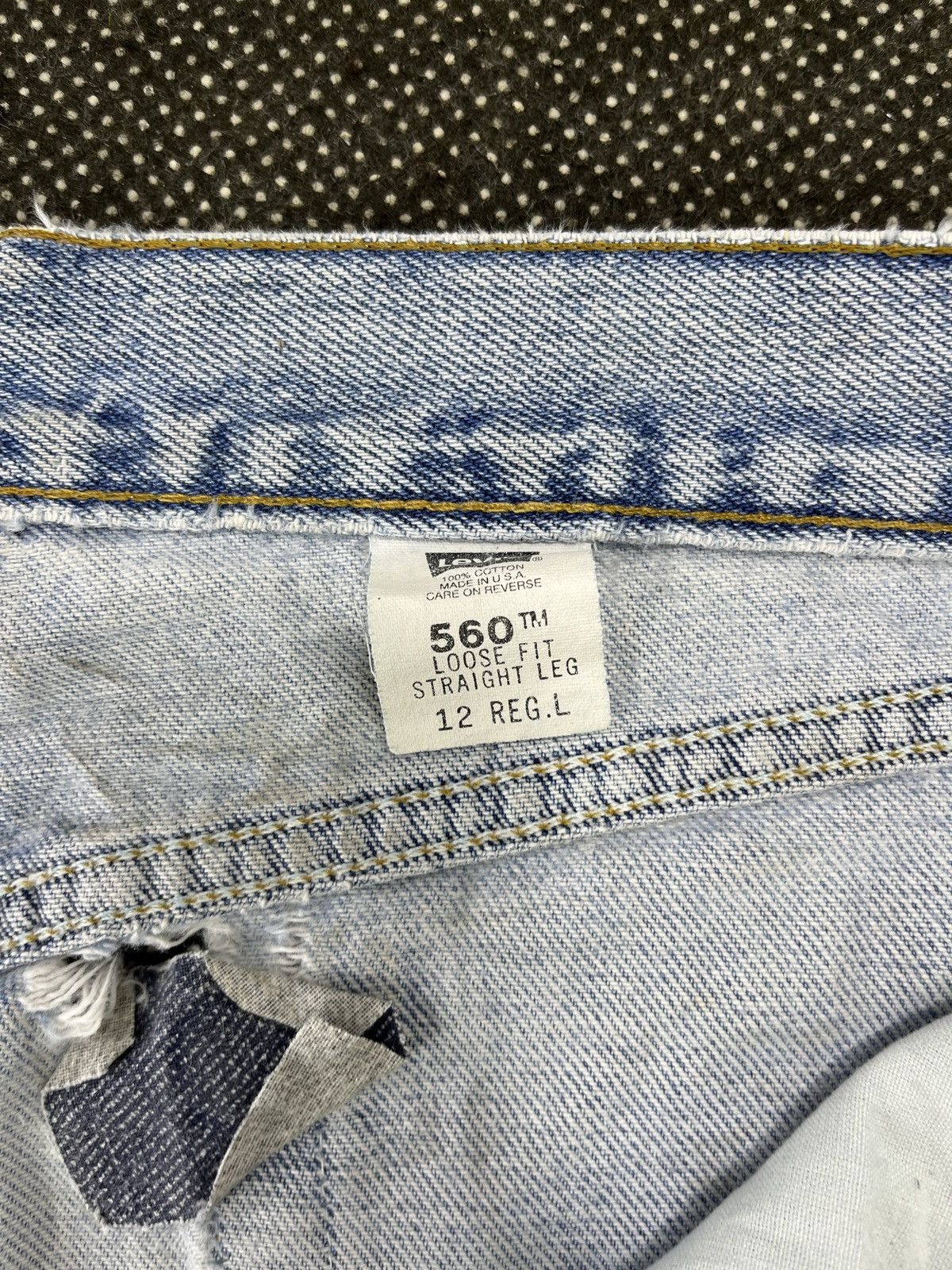 Levi's × Vintage 90s Vintage Distressed Levis 560 Light Wash Jeans - J445 Size US 32 / EU 48 - 8 Thumbnail