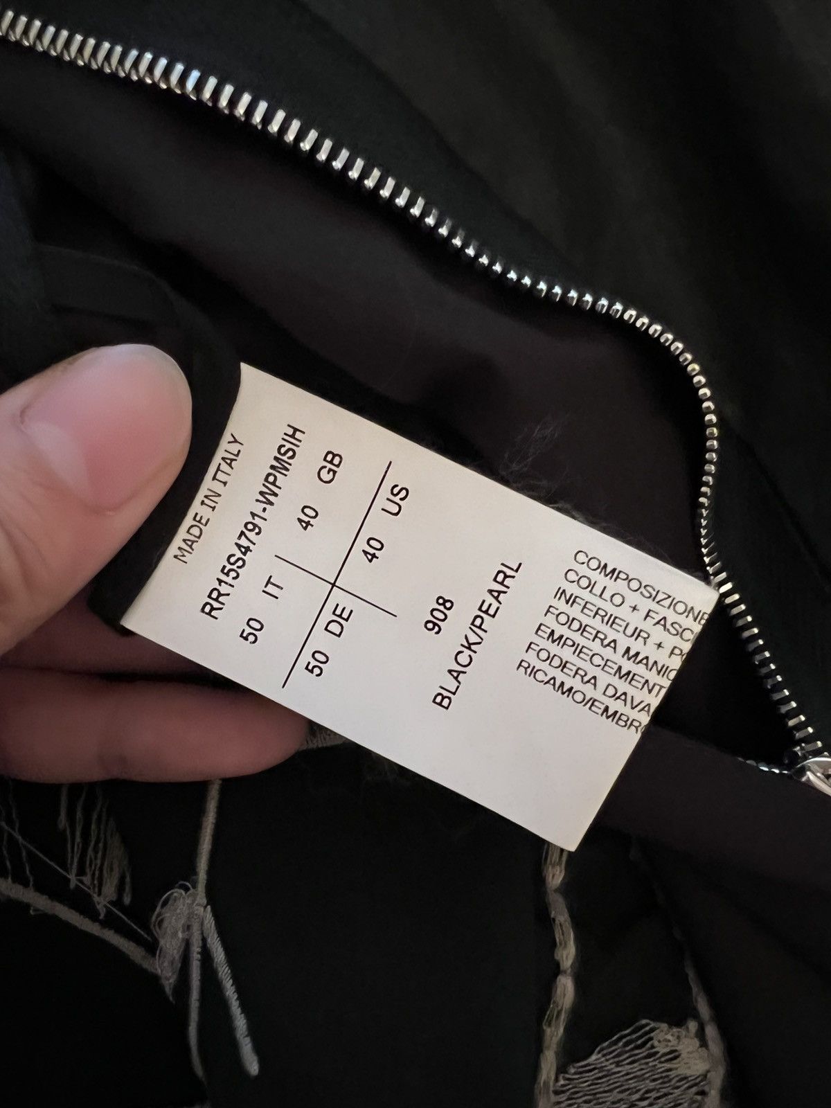 Rick Owens Rick owens 15SS FAUN Runway messiah bomber MA-1 size L Size US L / EU 52-54 / 3 - 9 Thumbnail