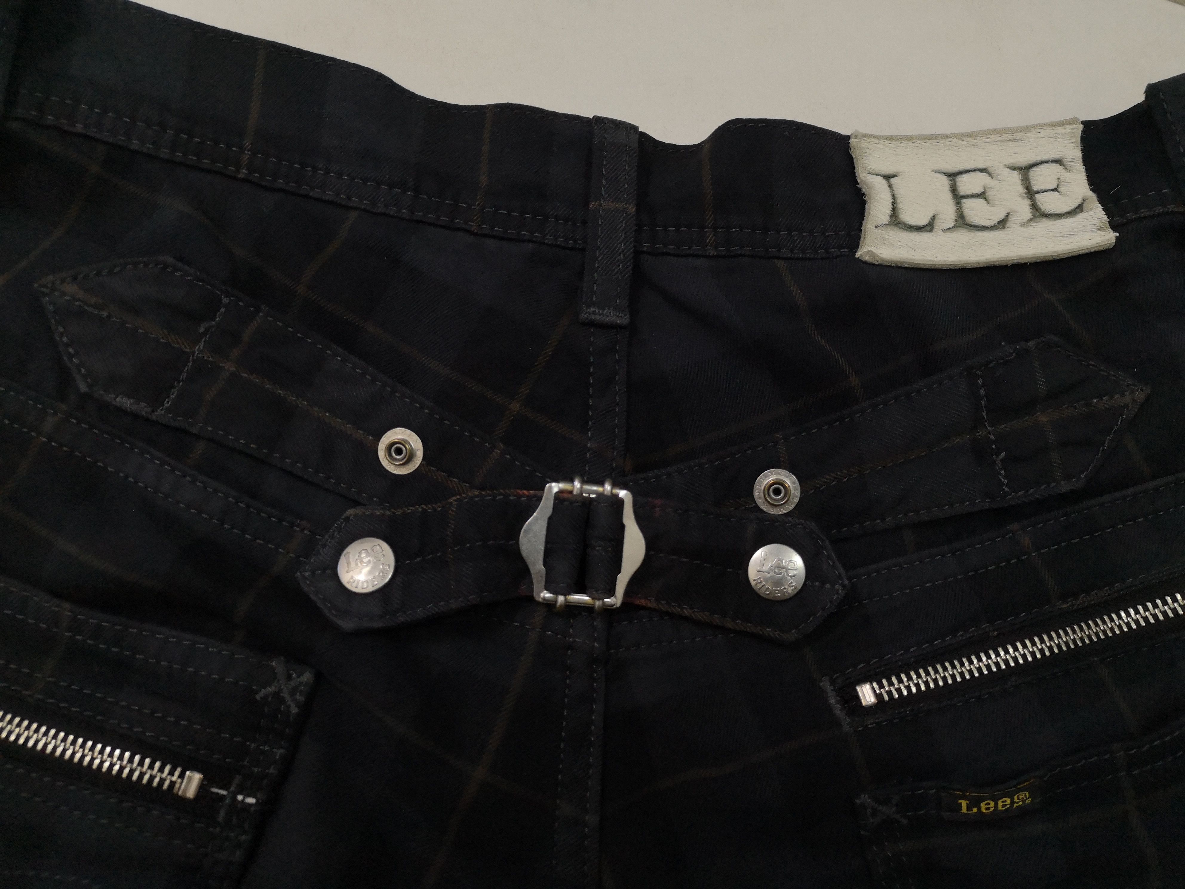 Japanese Brand × Lee × Seditionaries Rare Lee Distressed Bondage Seditionaries Plaid Pants Size US 33 - 8 Thumbnail