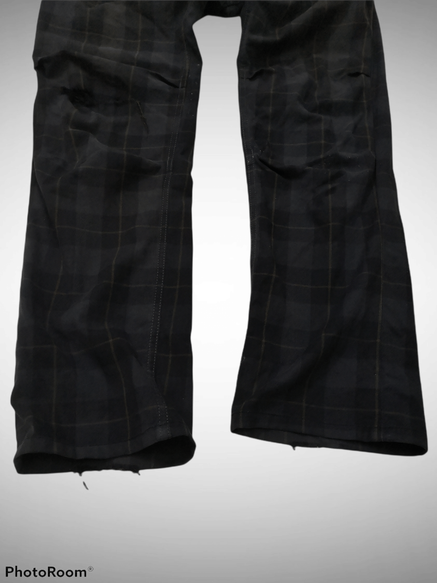 Japanese Brand × Lee × Seditionaries Rare Lee Distressed Bondage Seditionaries Plaid Pants Size US 33 - 6 Thumbnail