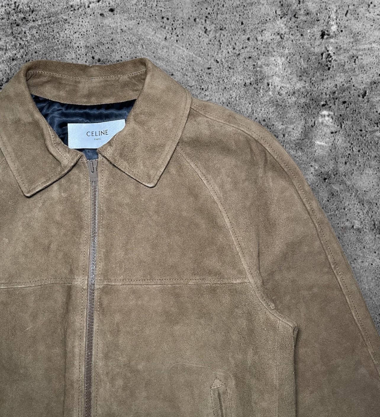 Celine × Hedi Slimane CELINE BY HEDI SLIMANE “FW20 CLASSIC BLOUSON IN SUEDE” Size US M / EU 48-50 / 2 - 4 Thumbnail