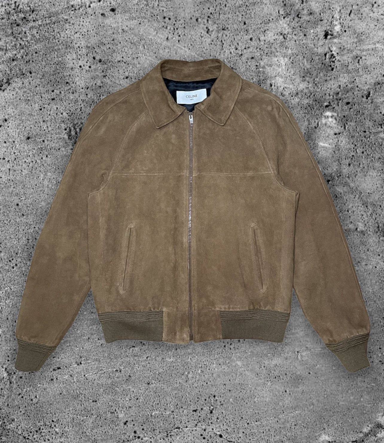 Celine × Hedi Slimane CELINE BY HEDI SLIMANE “FW20 CLASSIC BLOUSON IN SUEDE” Size US M / EU 48-50 / 2 - 1 Thumbnail