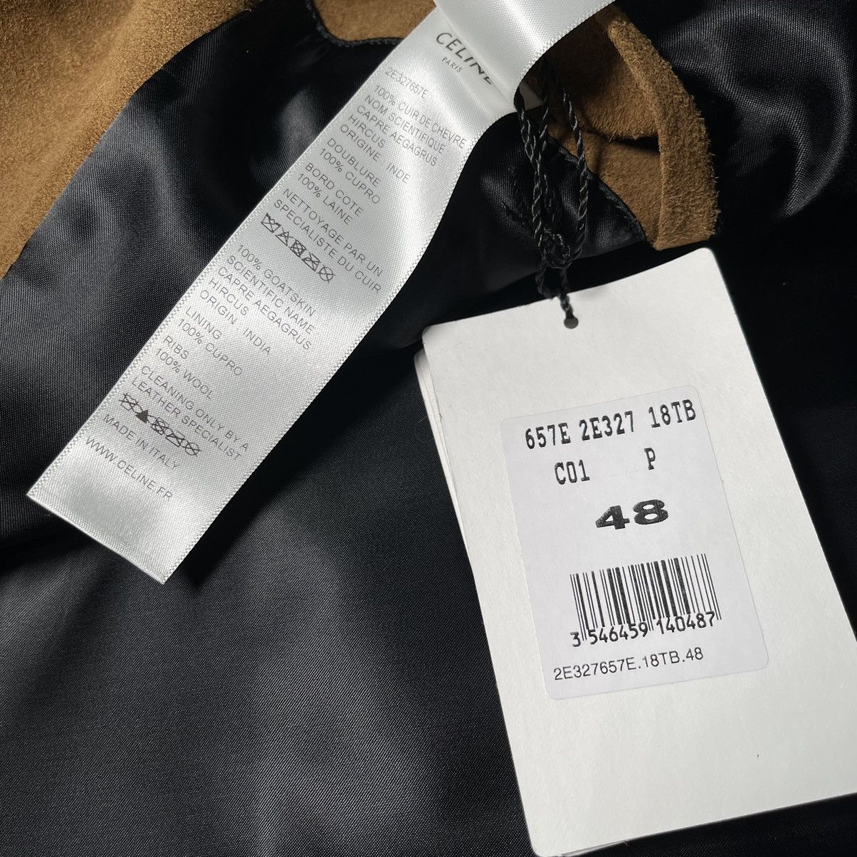 Celine × Hedi Slimane CELINE BY HEDI SLIMANE “FW20 CLASSIC BLOUSON IN SUEDE” Size US M / EU 48-50 / 2 - 7 Thumbnail