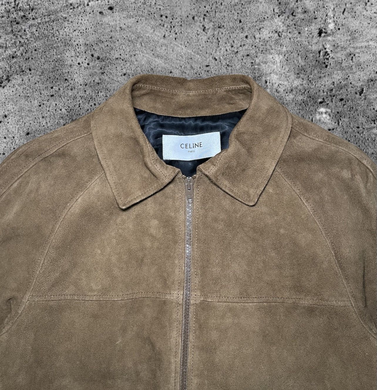 Celine × Hedi Slimane CELINE BY HEDI SLIMANE “FW20 CLASSIC BLOUSON IN SUEDE” Size US M / EU 48-50 / 2 - 2 Thumbnail
