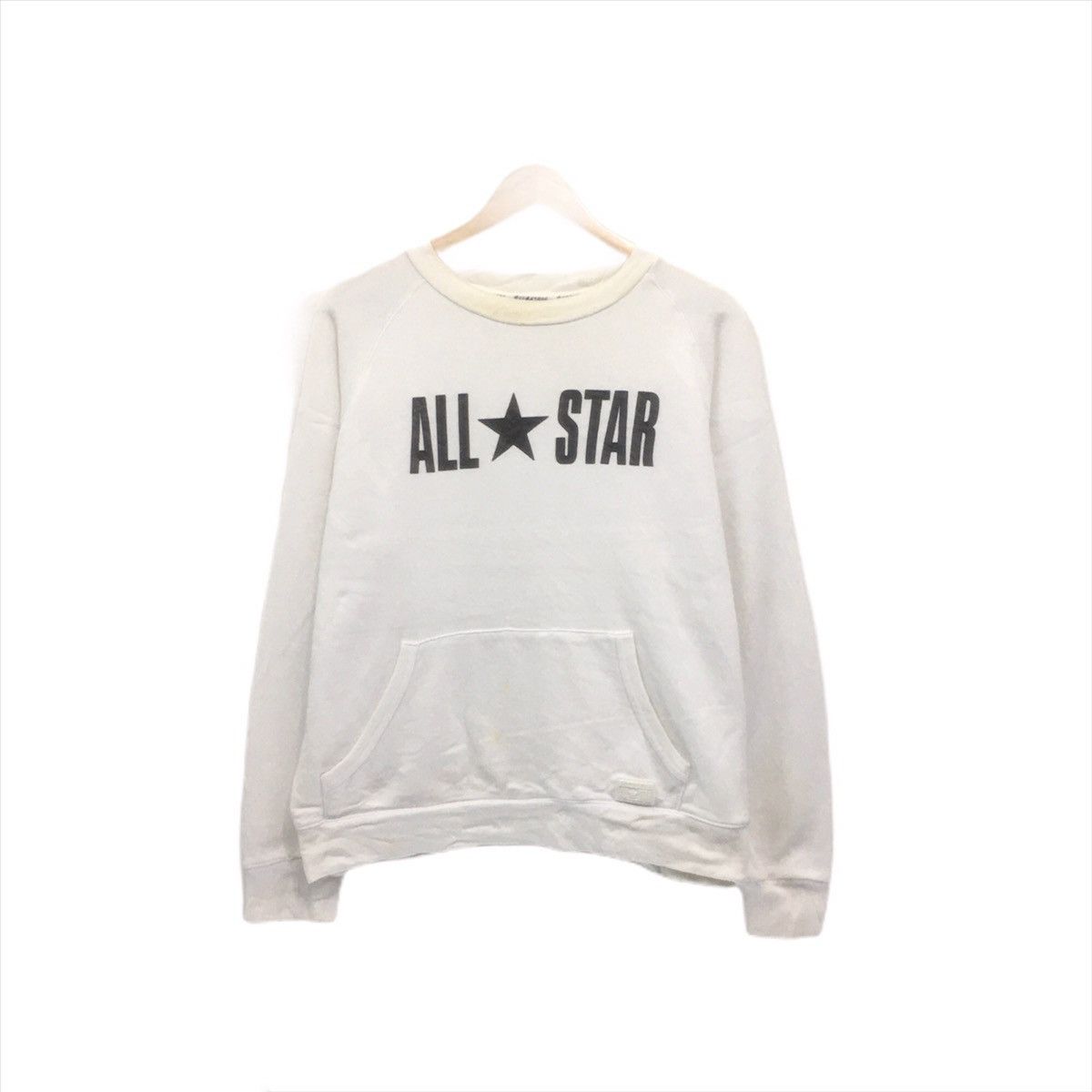 Converse × Japanese Brand Vintage Converse All Star Sweatshirt Crewneck Biglogo Spell Size M / US 6-8 / IT 42-44 - 1 Thumbnail