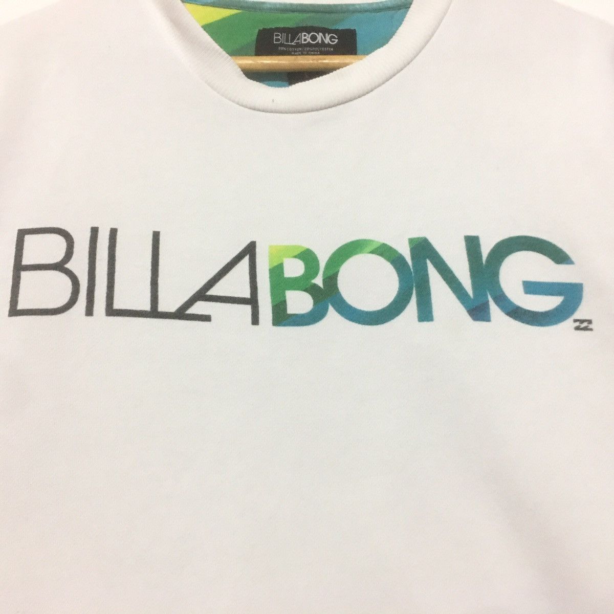 Billabong Vintage Billabong Sweatshirt Crewneck BigLogo Spellout Size US M / EU 48-50 / 2 - 2 Thumbnail
