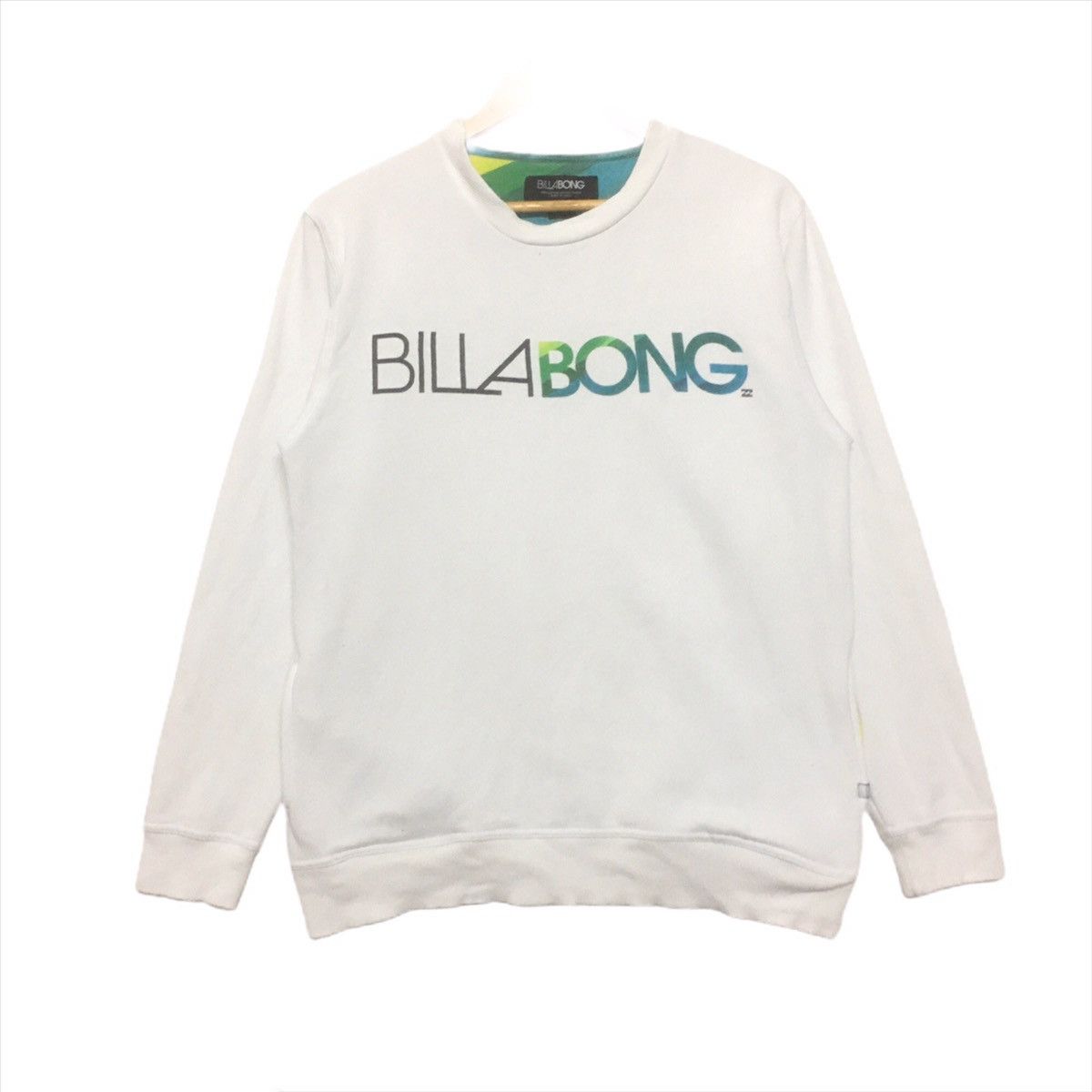 Billabong Vintage Billabong Sweatshirt Crewneck BigLogo Spellout Size US M / EU 48-50 / 2 - 1 Thumbnail