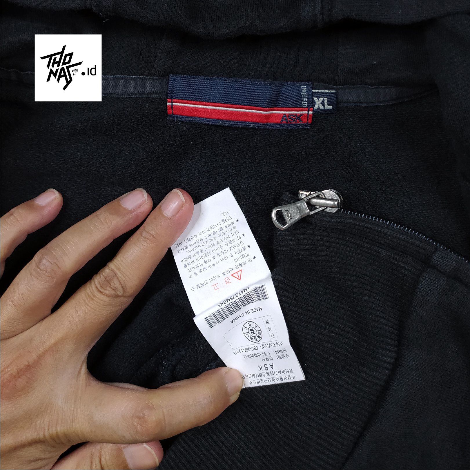 Japanese Brand 🔥RARE🔥 ASK Enquired British Culture Hoodie Zipper XL Size US L / EU 52-54 / 3 - 8 Thumbnail